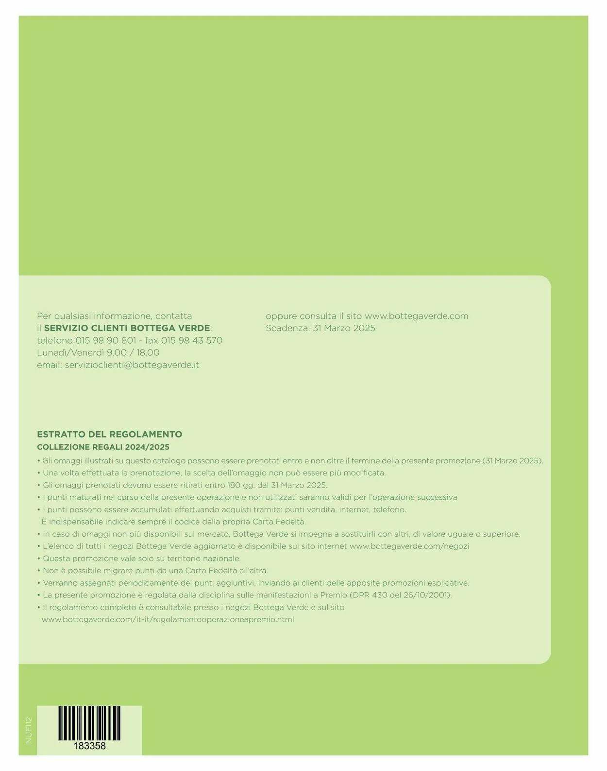 Bottega Verde da 24 aprile a 24 settembre di 2025 - Pagina del volantino 36