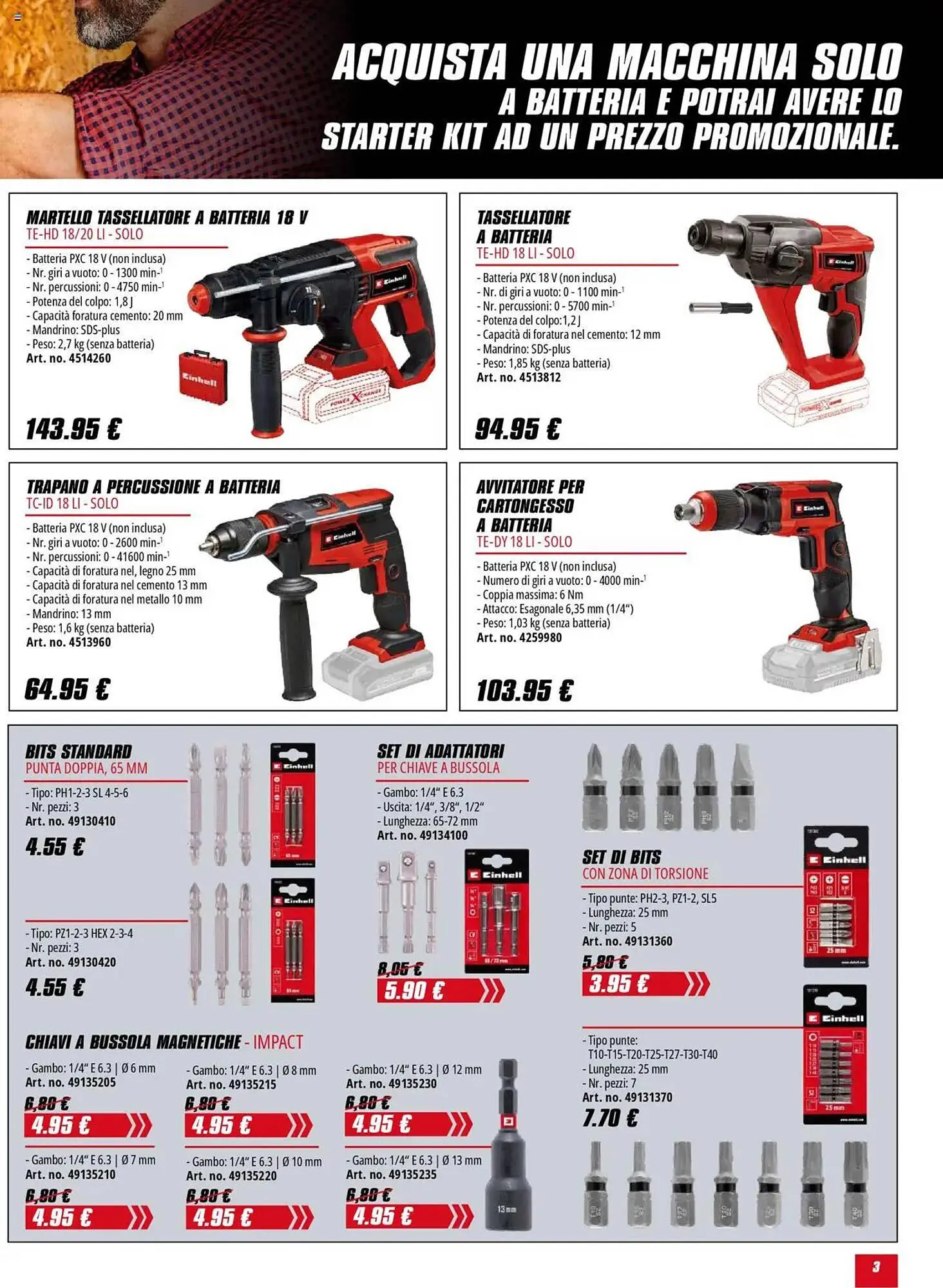 Volantino Einhell da 1 ottobre a 31 gennaio di 2026 - Pagina del volantino 3