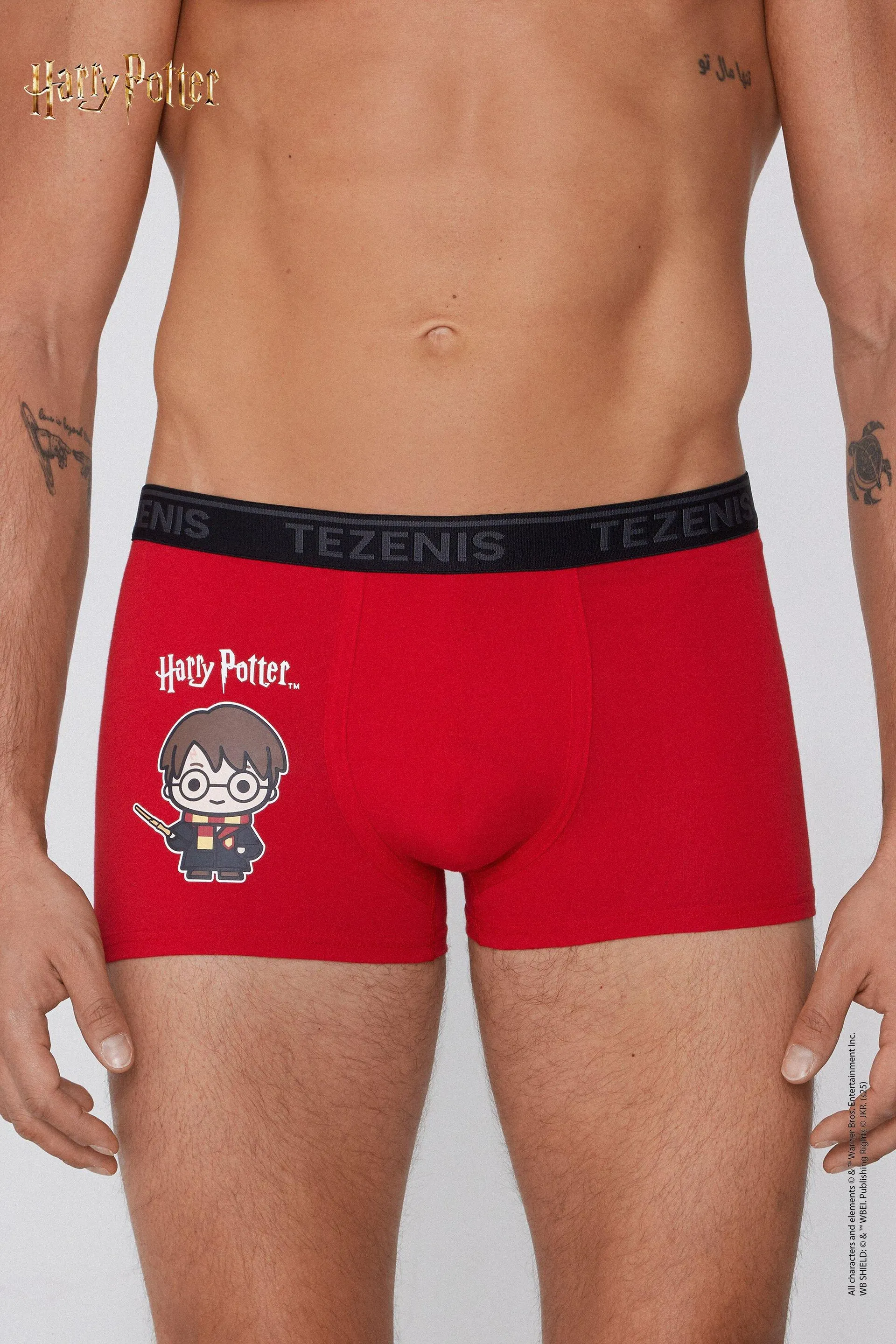 Boxer in Cotone Elasticizzato Harry Potter