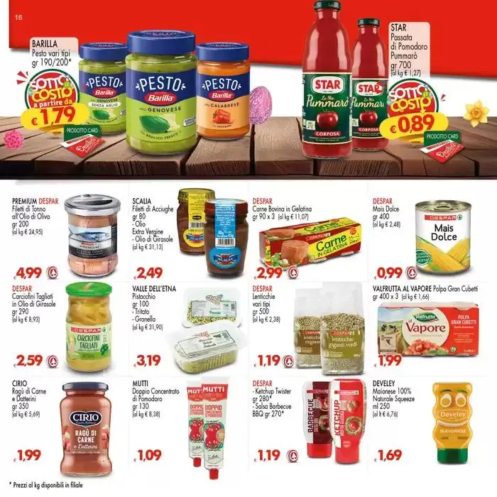 Sotto il costo da 27 marzo a 9 aprile di 2025 - Pagina del volantino 16