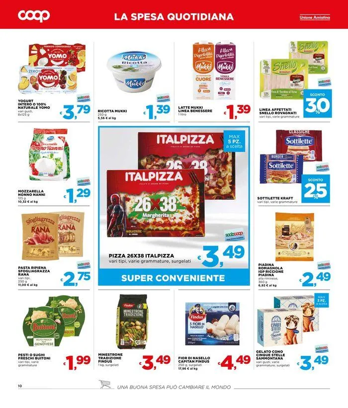 10€ di buono sconto da 19 settembre a 2 ottobre di 2024 - Pagina del volantino 10