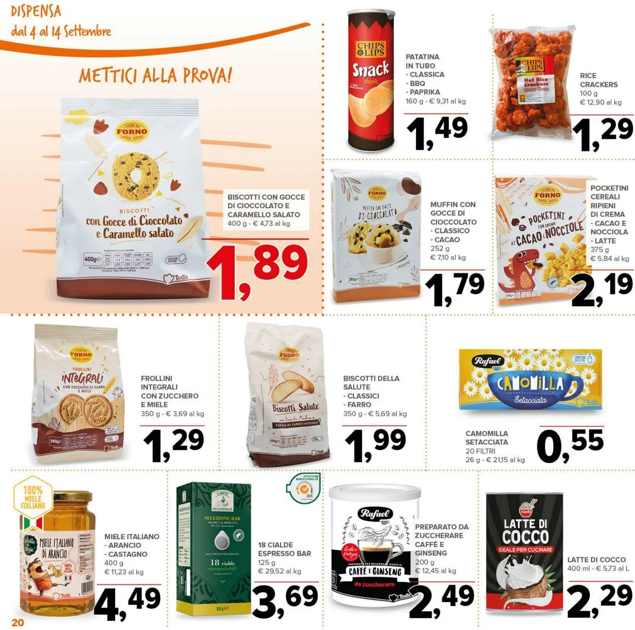 Todis Volantino attuale da 12 novembre a 26 novembre di 2025 - Pagina del volantino 20