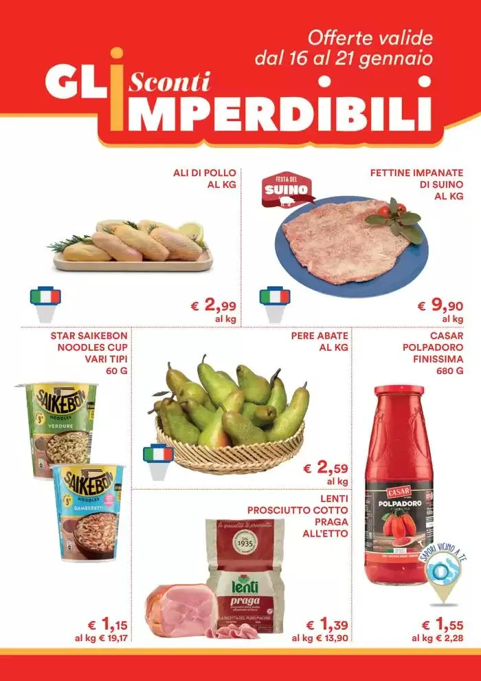 Sottocosto Freschi  da 9 gennaio a 18 gennaio di 2025 - Pagina del volantino 26