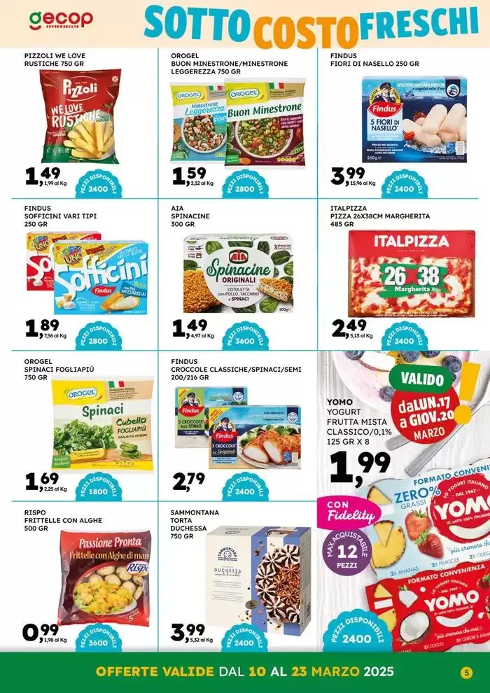 Sottocosto freschi da 10 marzo a 23 marzo di 2025 - Pagina del volantino 5
