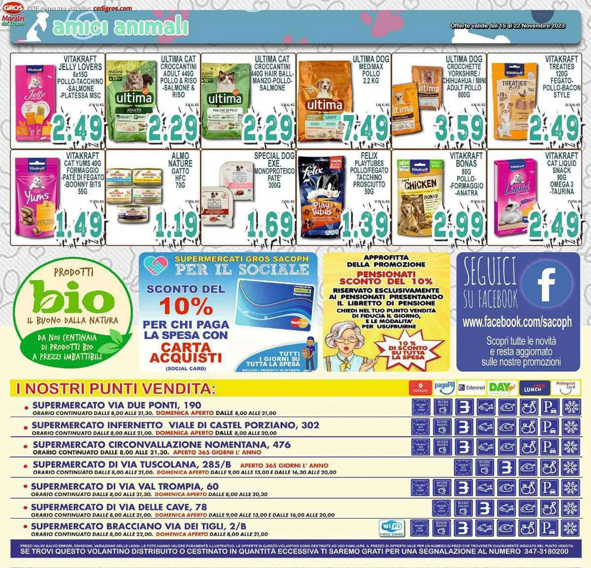 Volantino Sacoph da 15 novembre a 23 novembre di 2023 - Pagina del volantino 20