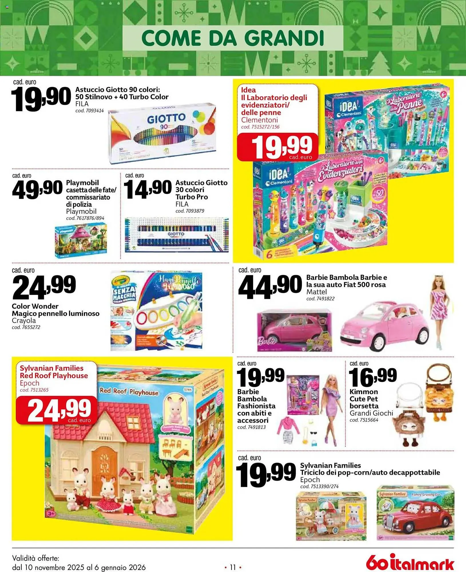 Volantino Italmark da 10 novembre a 6 gennaio di 2026 - Pagina del volantino 11