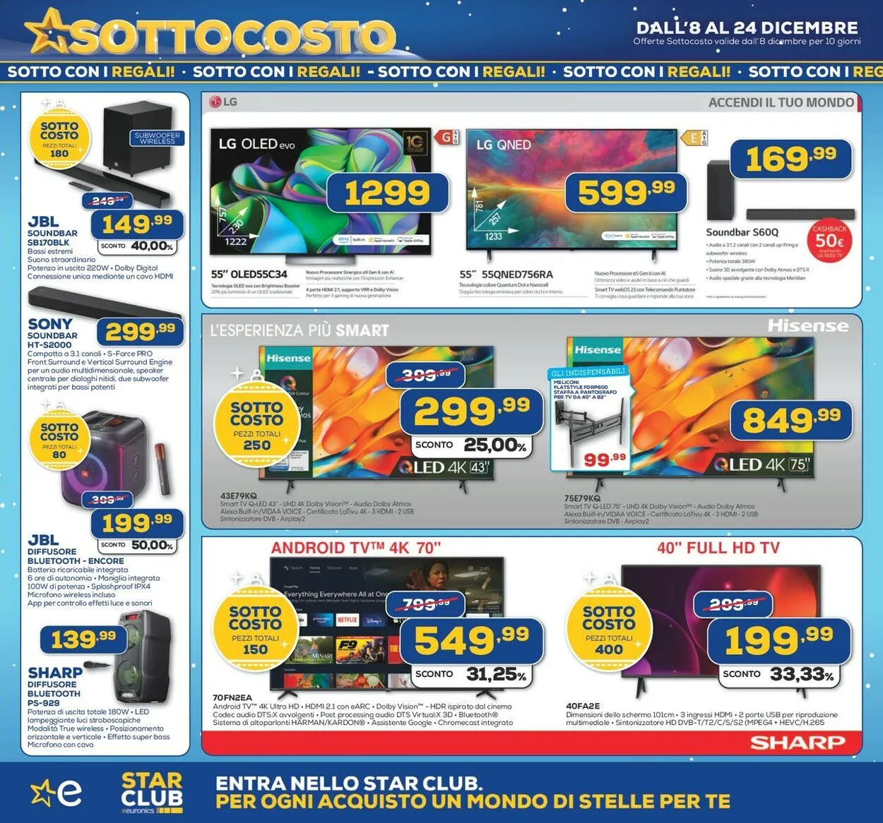 Euronics - Via Walt Disney, 87064, Corigliano Rossano (CS) Volantino attuale da 8 dicembre a 24 dicembre di 2023 - Pagina del volantino 2