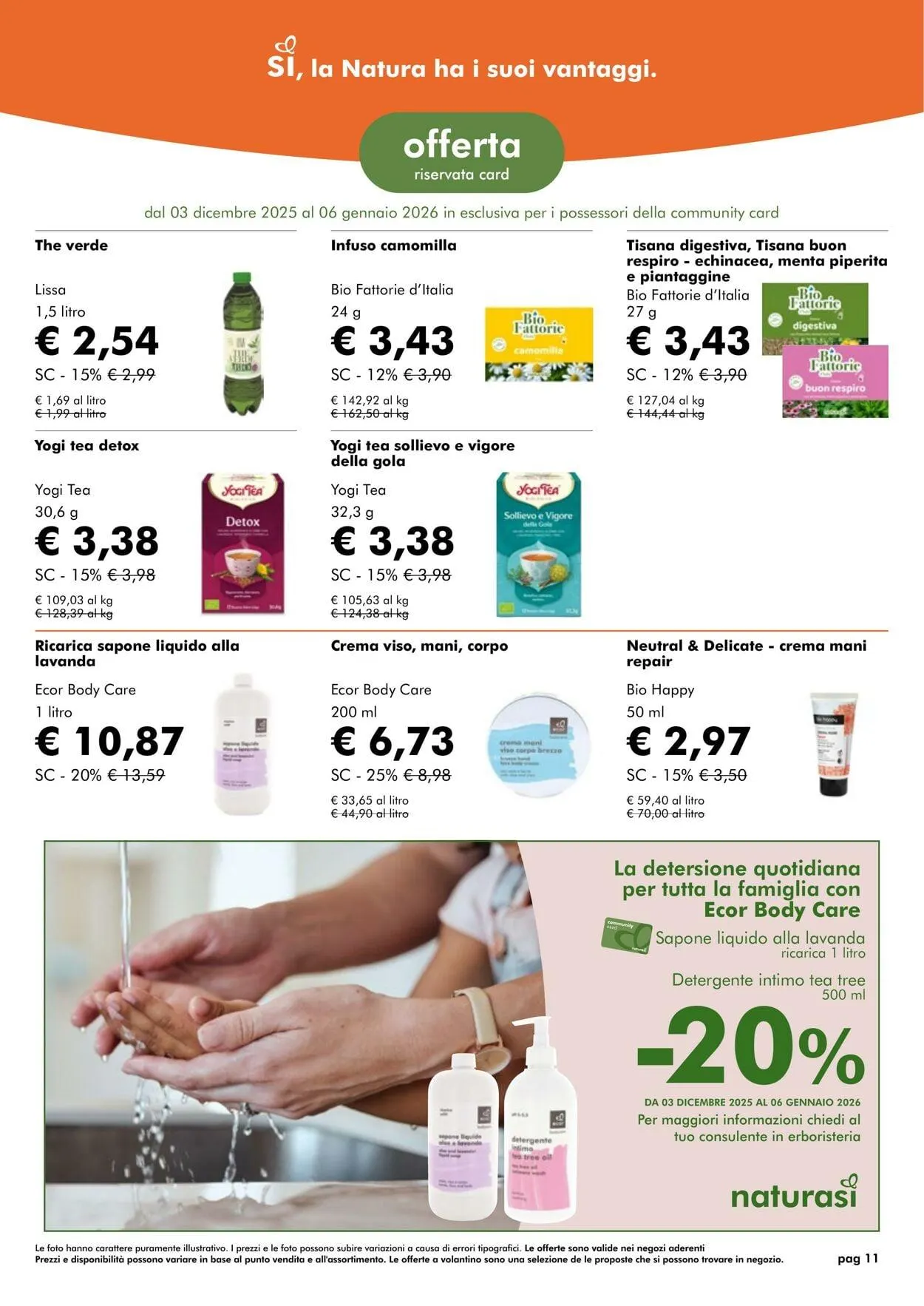 Natura Sì Volantino attuale da 1 dicembre a 1 gennaio di 2026 - Pagina del volantino 11