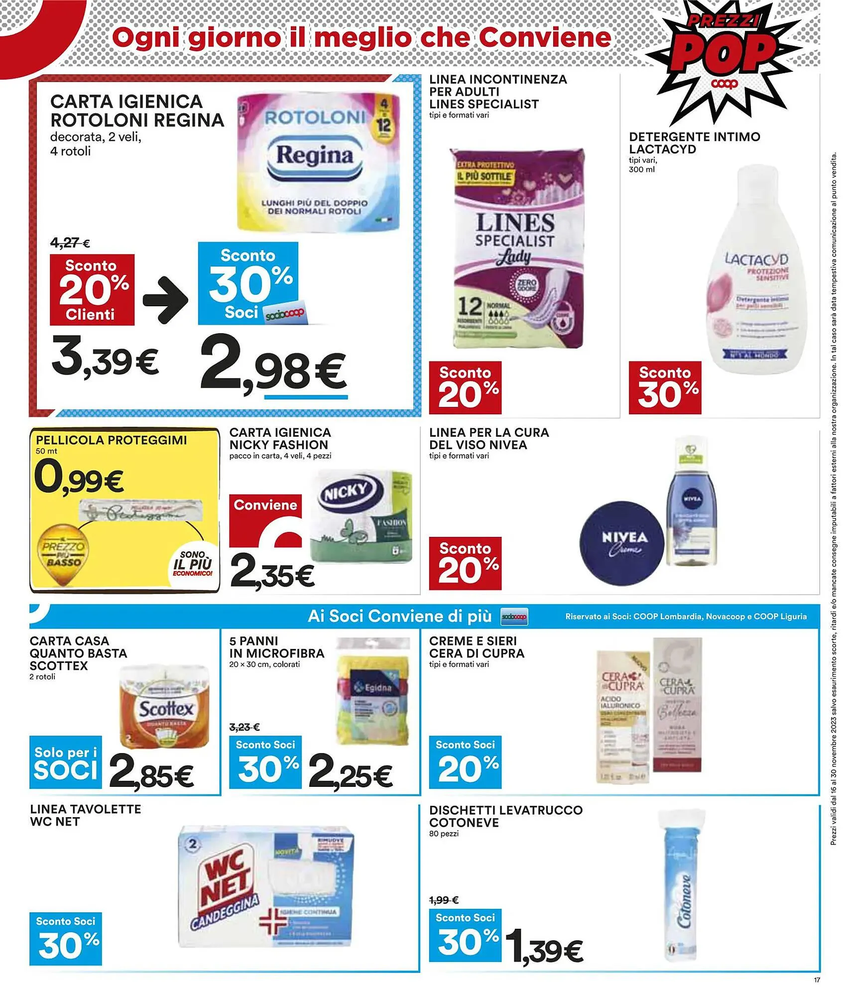 Volantino Coop da 16 novembre a 30 novembre di 2023 - Pagina del volantino 17