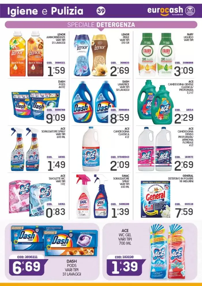 Offerte valide 2 al 19 gennaio  da 3 gennaio a 19 gennaio di 2025 - Pagina del volantino 39