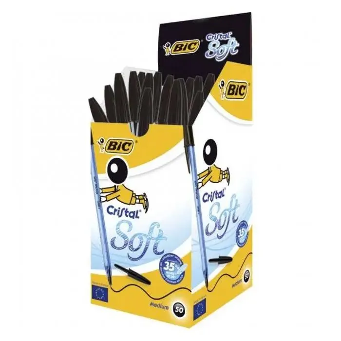 Bic cristal soft tratto mm 1.2 - 50 pezzi