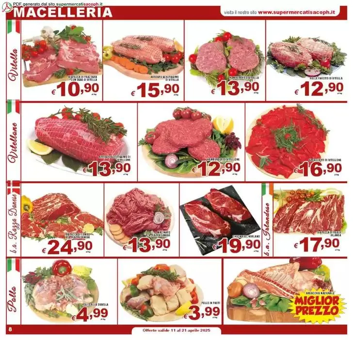 Buona Pasqua da 11 aprile a 21 aprile di 2025 - Pagina del volantino 8