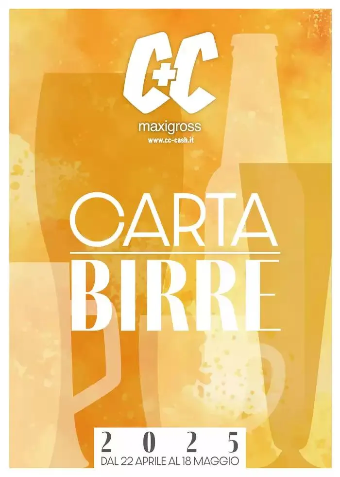 CARTA BIRRE 2025 da 22 aprile a 18 maggio di 2025 - Pagina del volantino 1