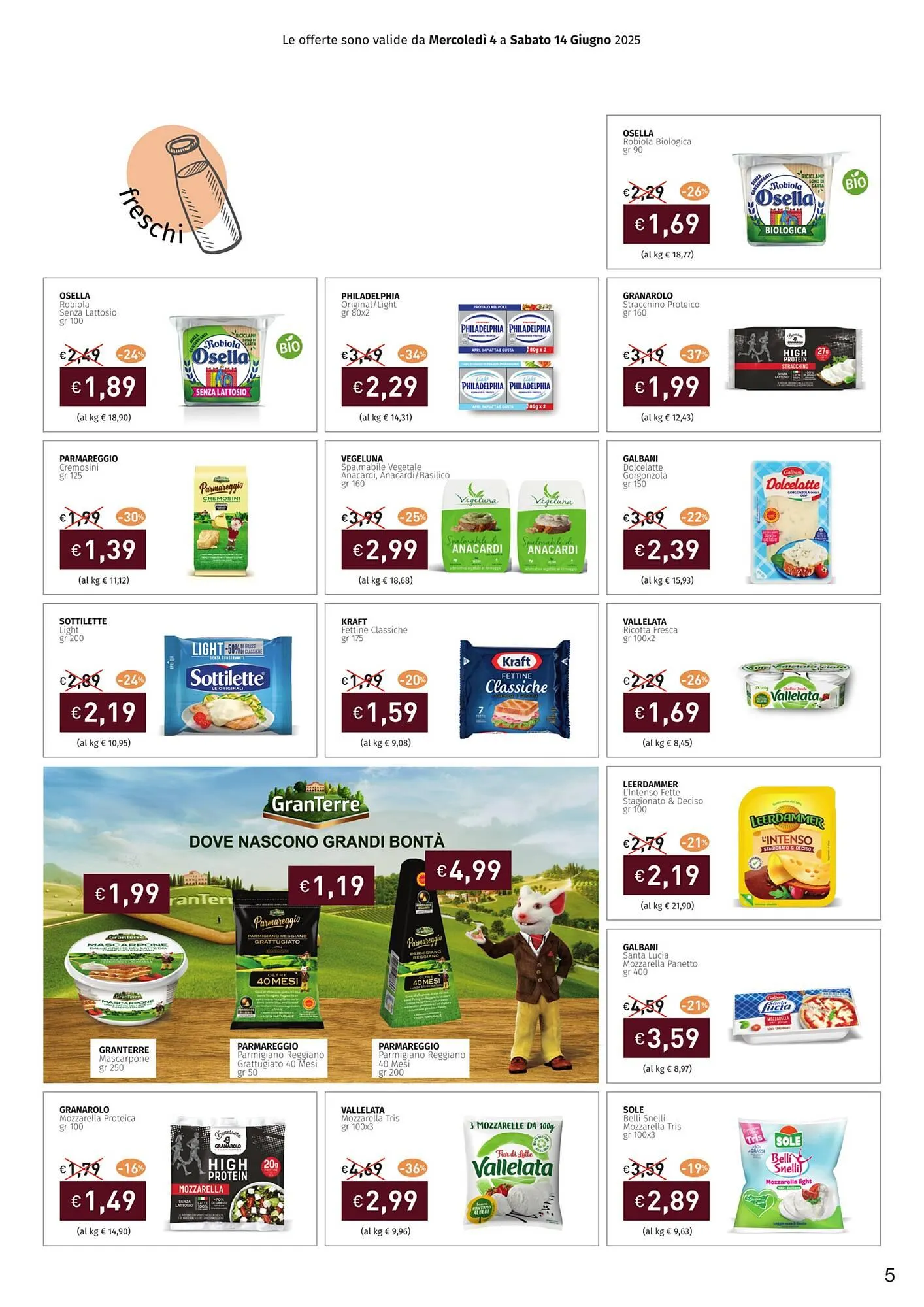 Volantino Prezzemolo e Vitale da 4 giugno a 14 giugno di 2025 - Pagina del volantino 5