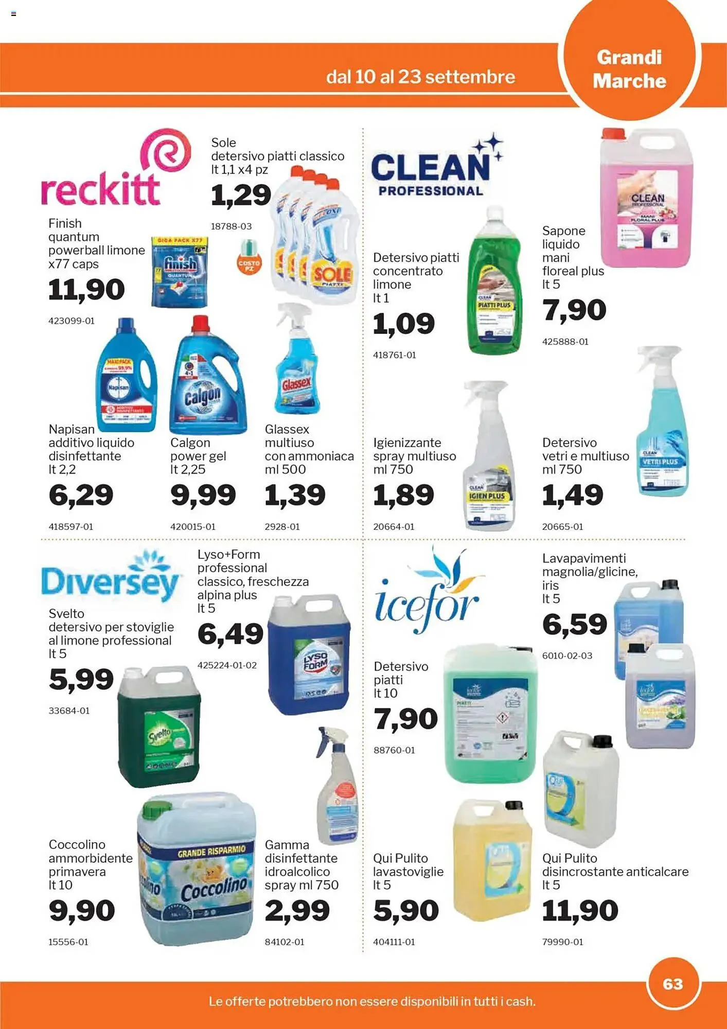 Volantino GrosMarket da 10 settembre a 23 settembre di 2025 - Pagina del volantino 63