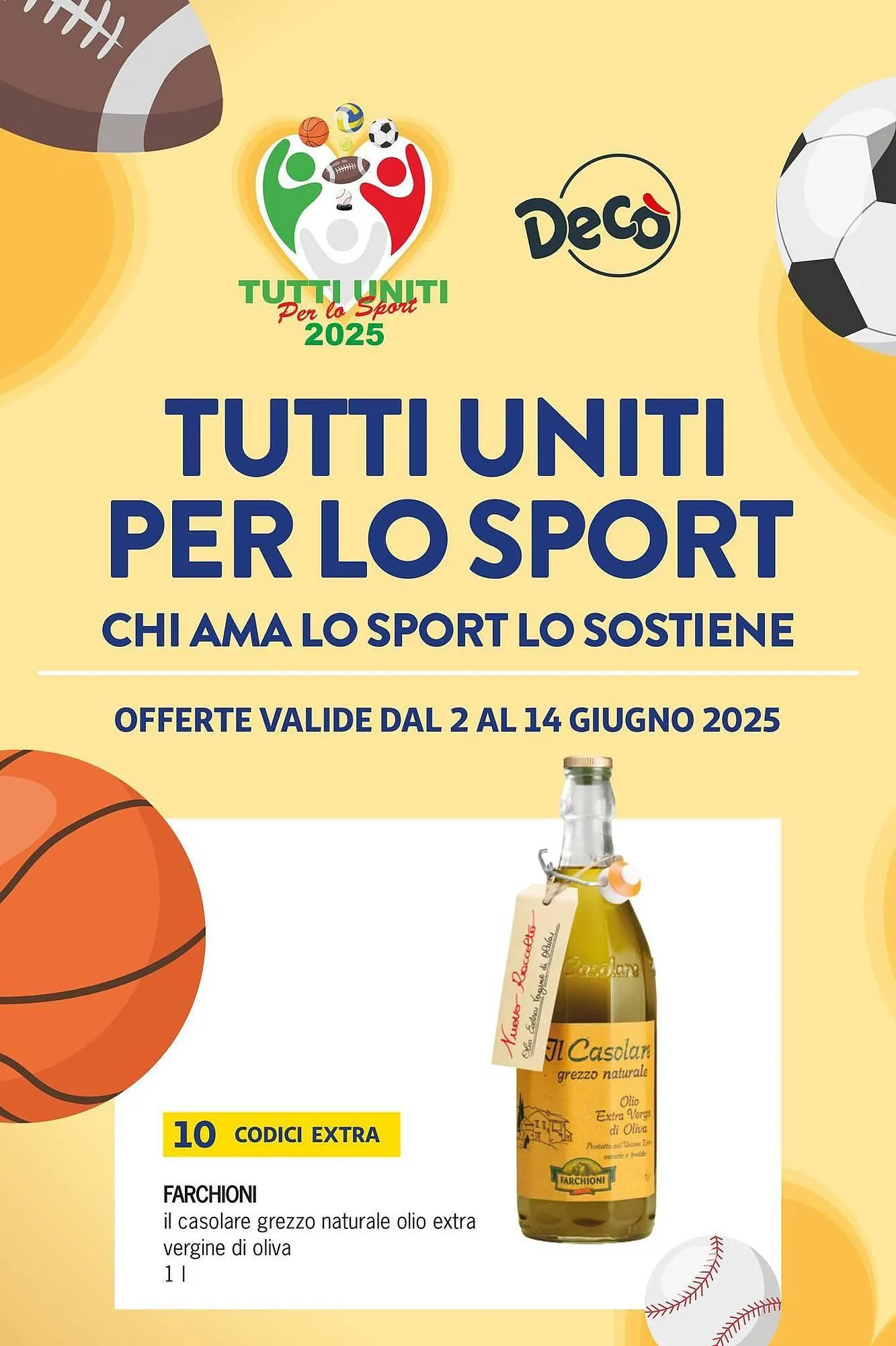 Volantino Deco Supermercati da 2 giugno a 14 giugno di 2025 - Pagina del volantino 1