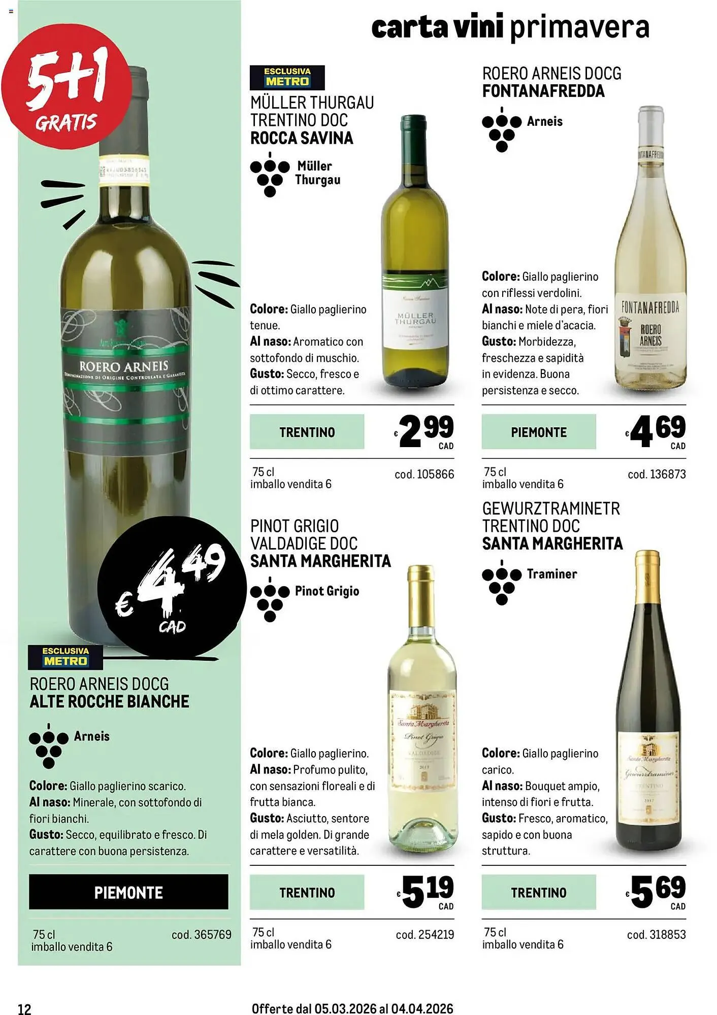 Volantino Metro da 5 marzo a 4 aprile di 2026 - Pagina del volantino 12