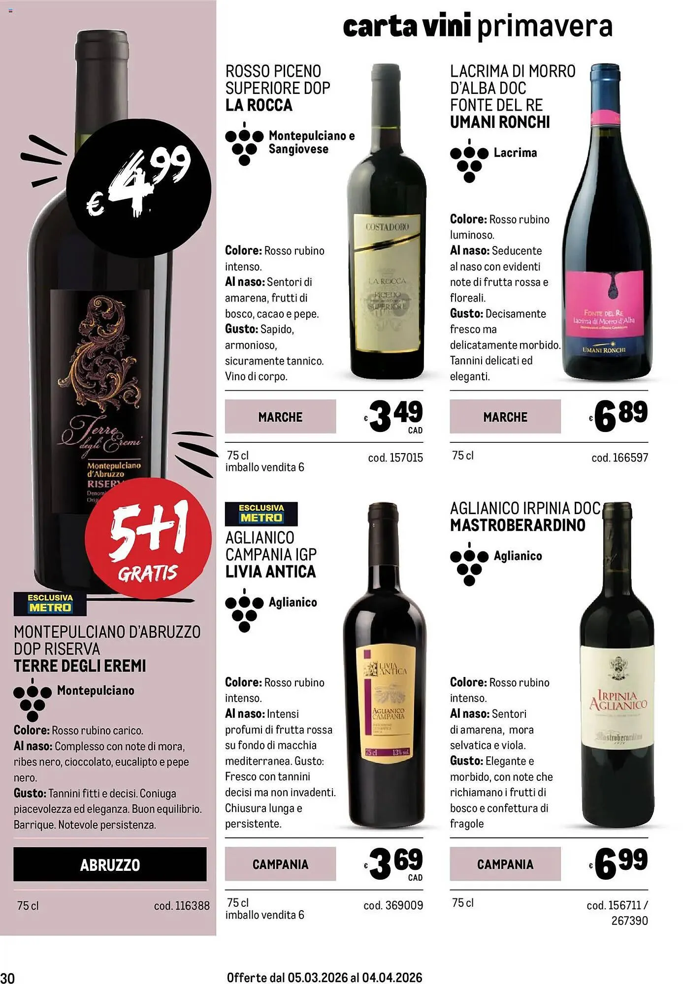 Volantino Metro da 5 marzo a 4 aprile di 2026 - Pagina del volantino 30