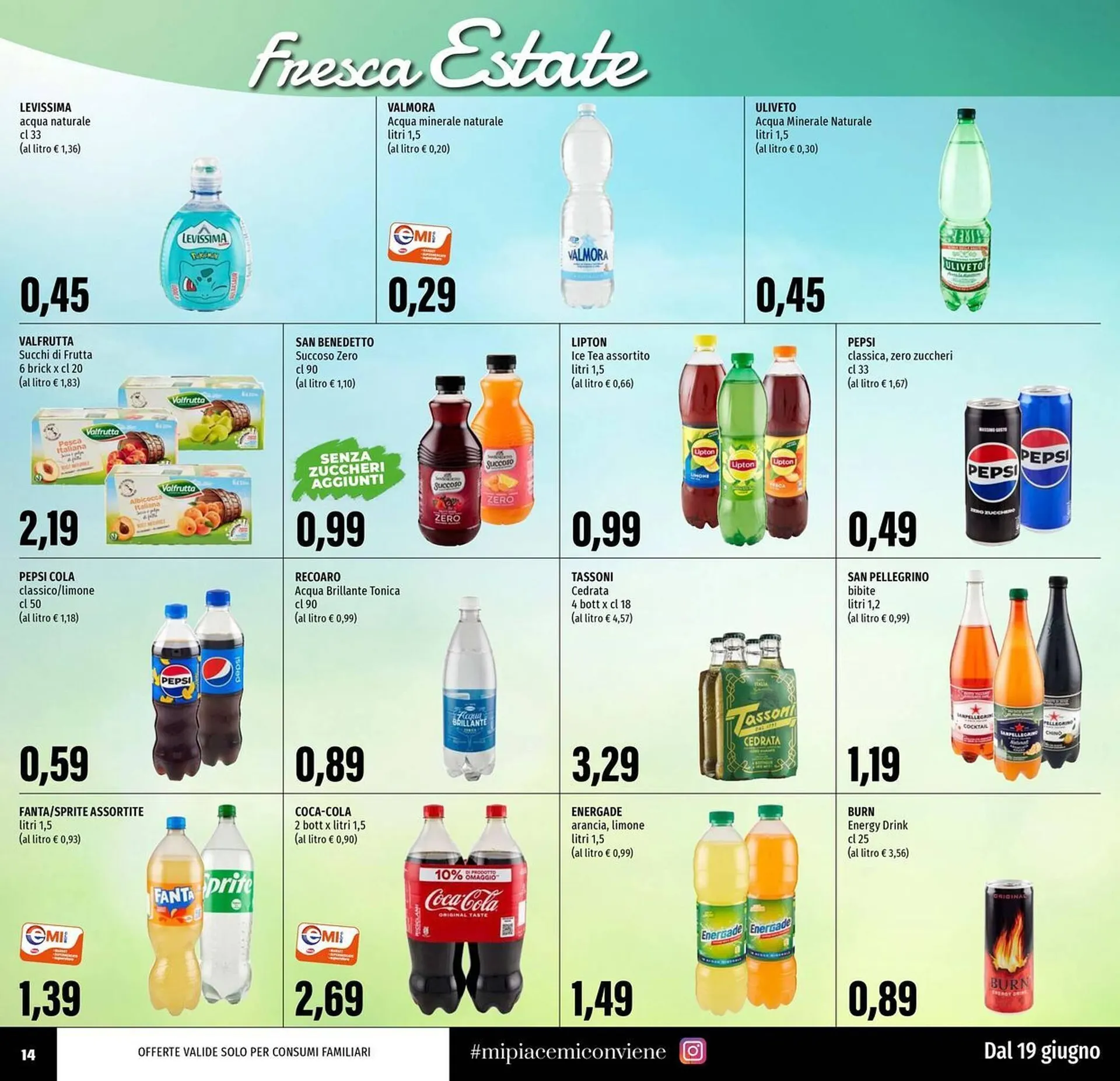 Volantino Emi Supermercati da 19 giugno a 2 luglio di 2025 - Pagina del volantino 14
