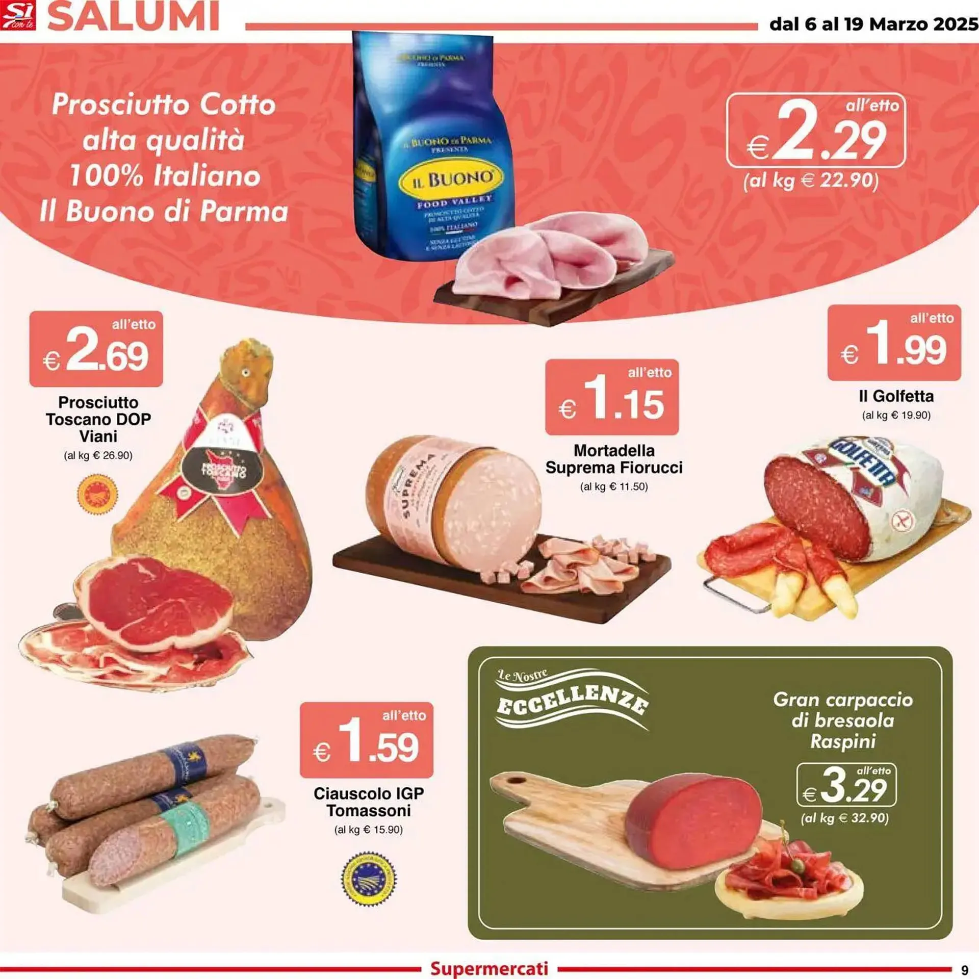 Volantino Sì con te da 6 marzo a 19 marzo di 2025 - Pagina del volantino 9