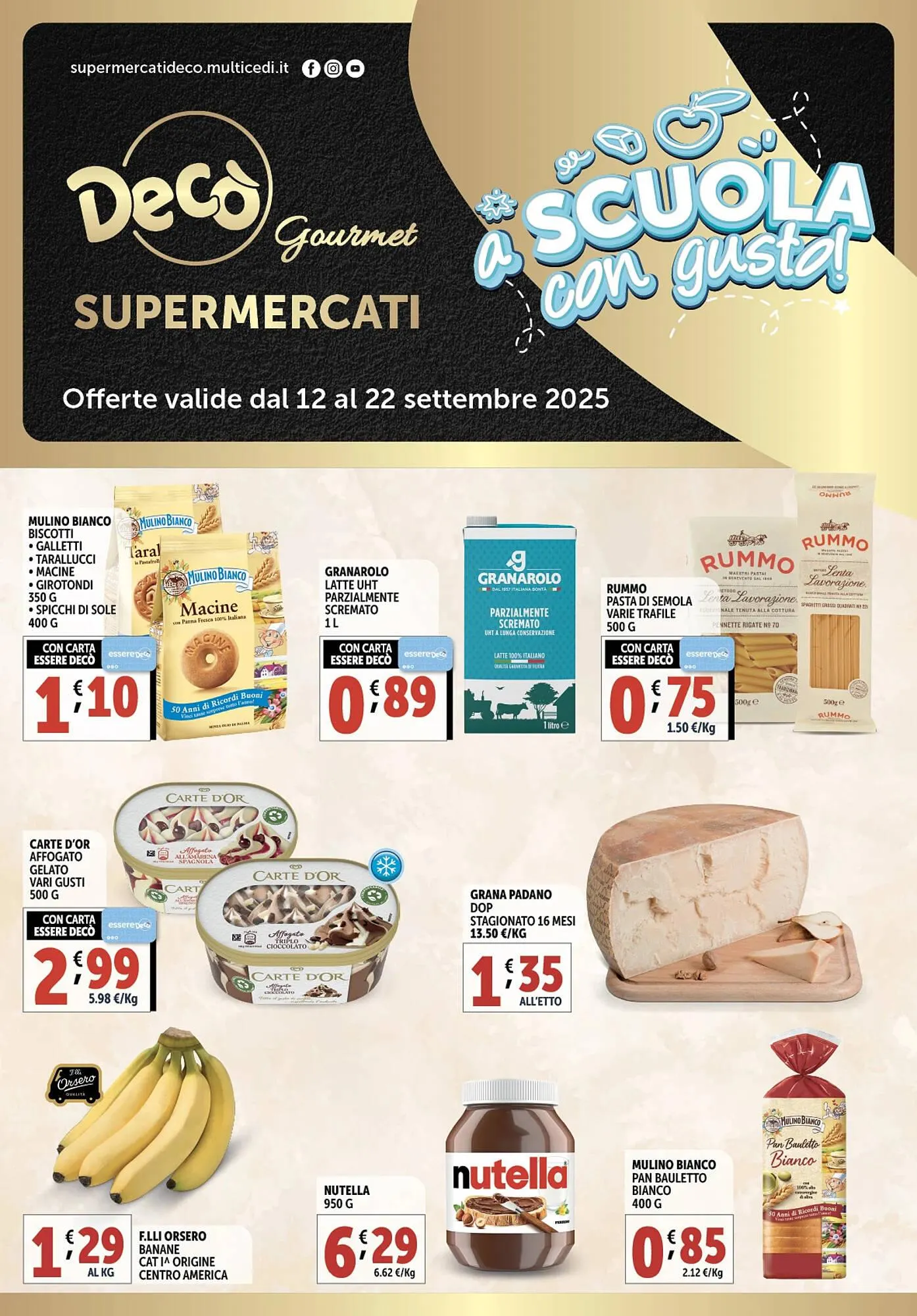 Volantino Gourmet Déco da 12 settembre a 22 settembre di 2025 - Pagina del volantino 1