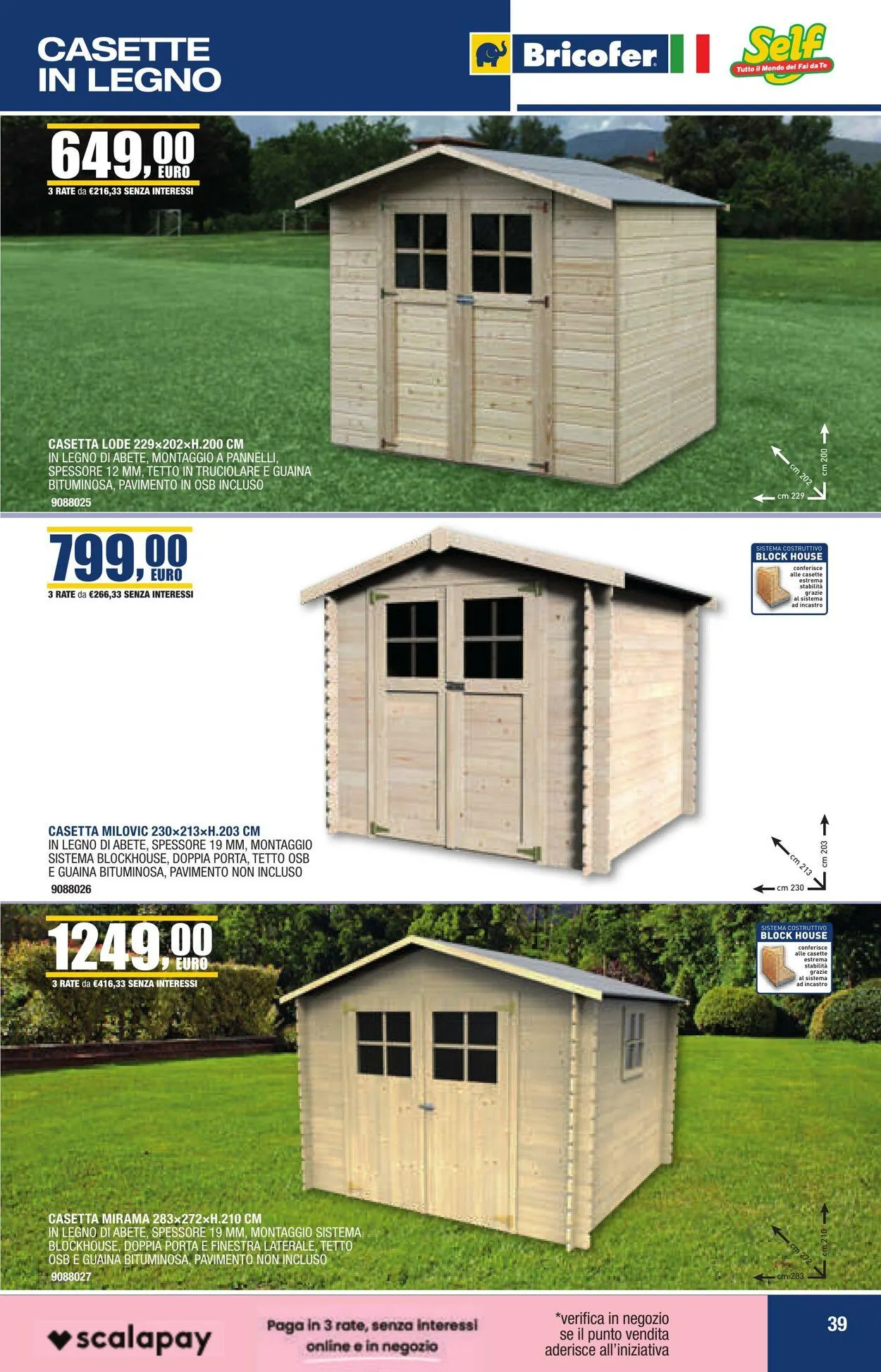 Self - Perugia Volantino attuale da 26 ottobre a 9 novembre di 2025 - Pagina del volantino 39