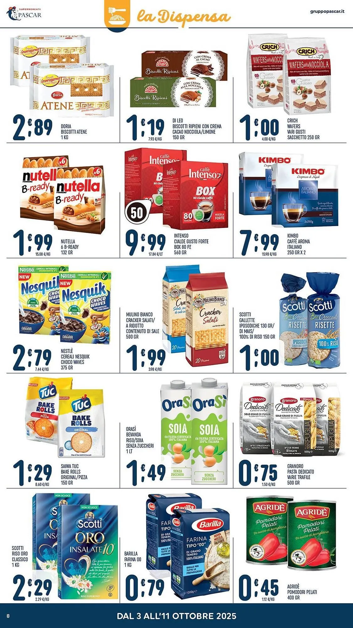 Volantino Gruppo Pascar da 3 ottobre a 11 ottobre di 2025 - Pagina del volantino 8