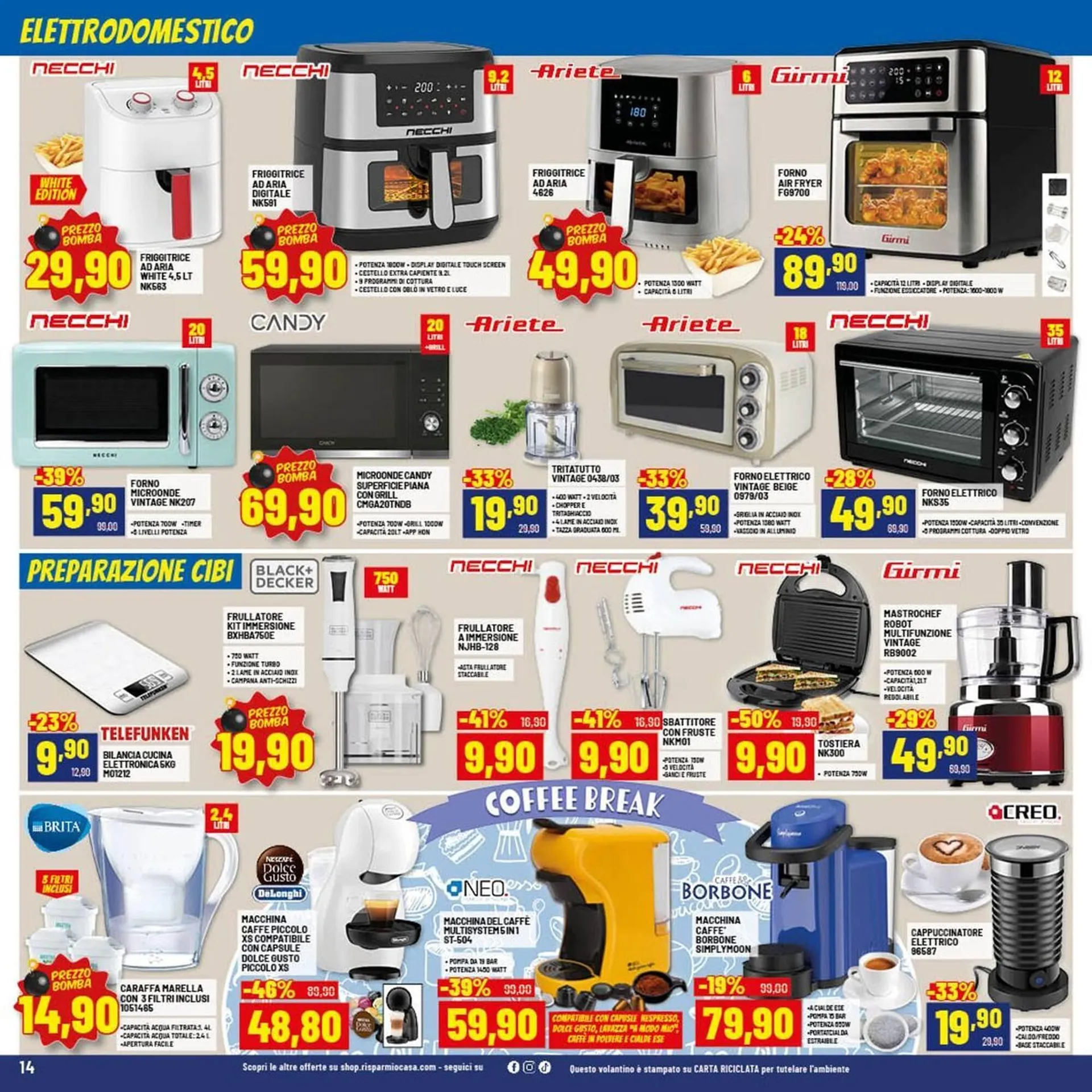 Volantino Risparmio Casa da 7 gennaio a 18 gennaio di 2026 - Pagina del volantino 14