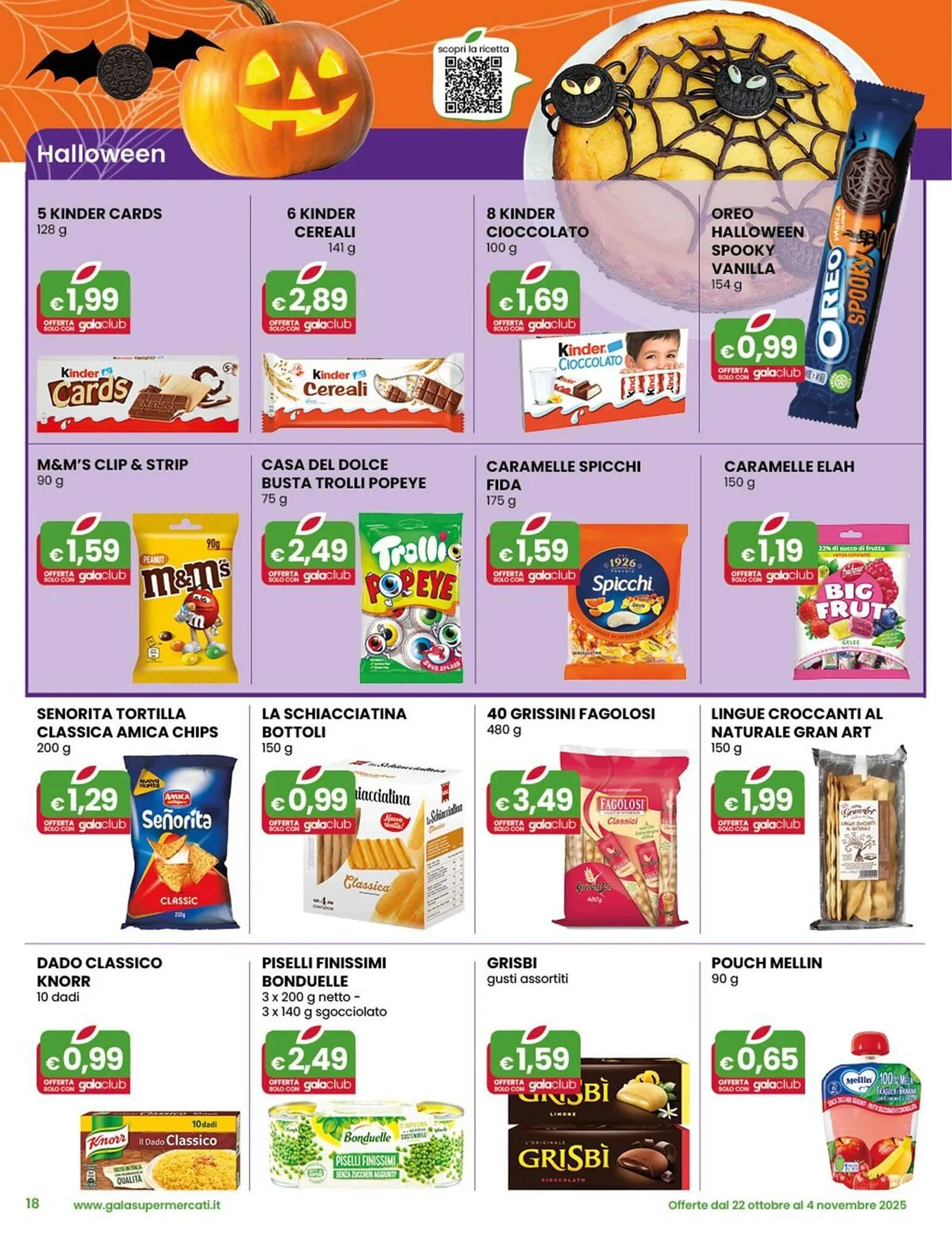 Volantino Gala Supermercati da 22 ottobre a 4 novembre di 2025 - Pagina del volantino 18