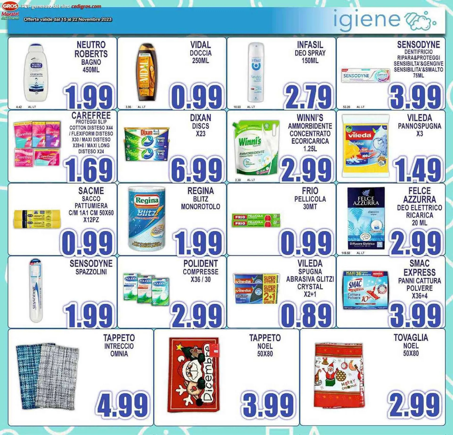 Volantino Sacoph da 15 novembre a 23 novembre di 2023 - Pagina del volantino 19