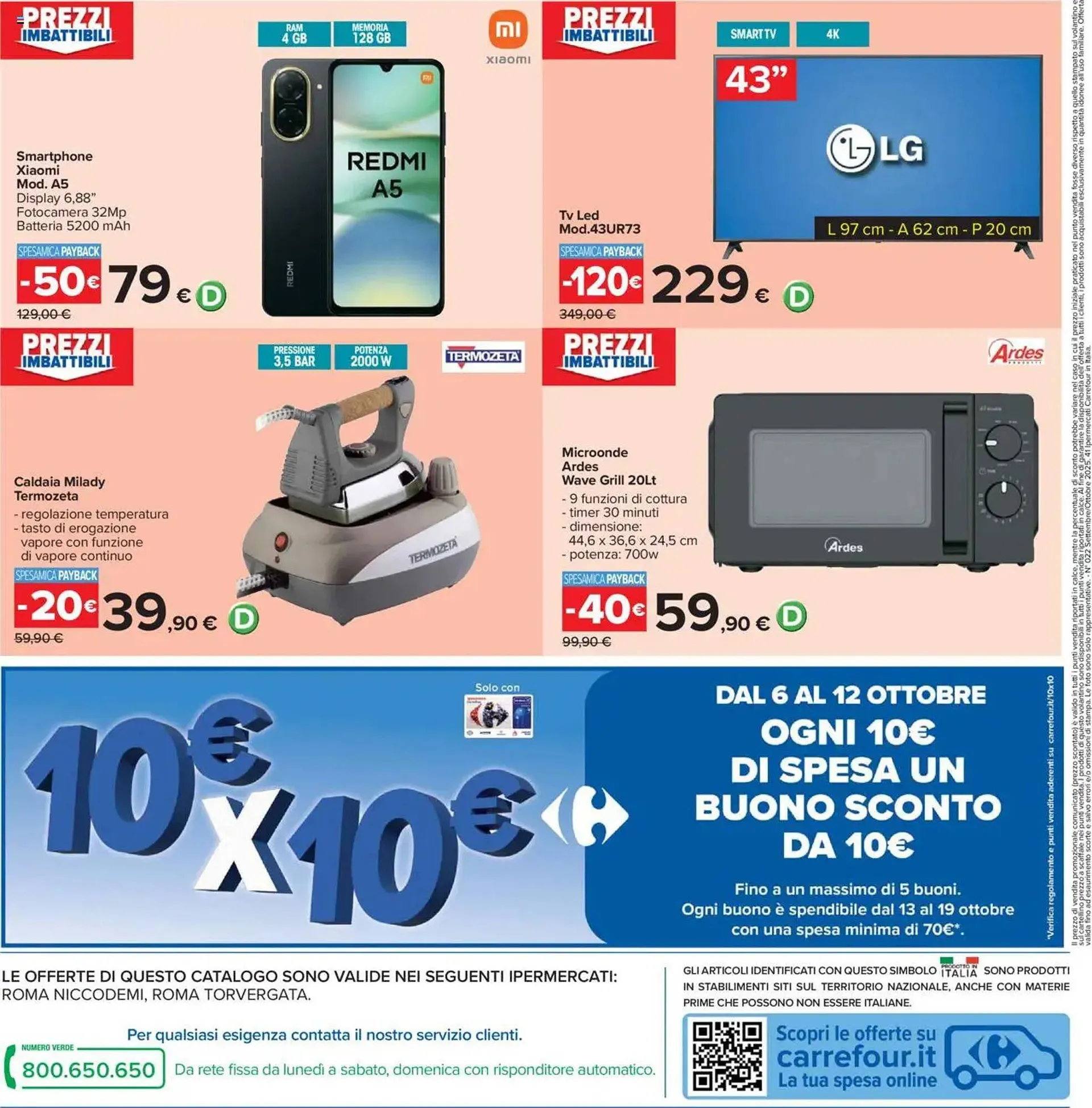 Volantino Carrefour Iper da 26 settembre a 9 ottobre di 2025 - Pagina del volantino 44