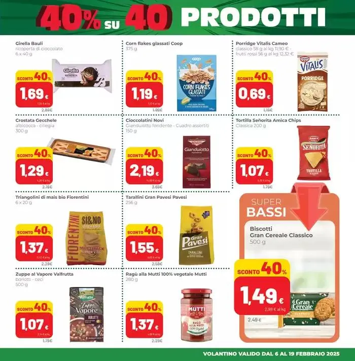 40% su 40 prodotti da 6 febbraio a 19 febbraio di 2025 - Pagina del volantino 5