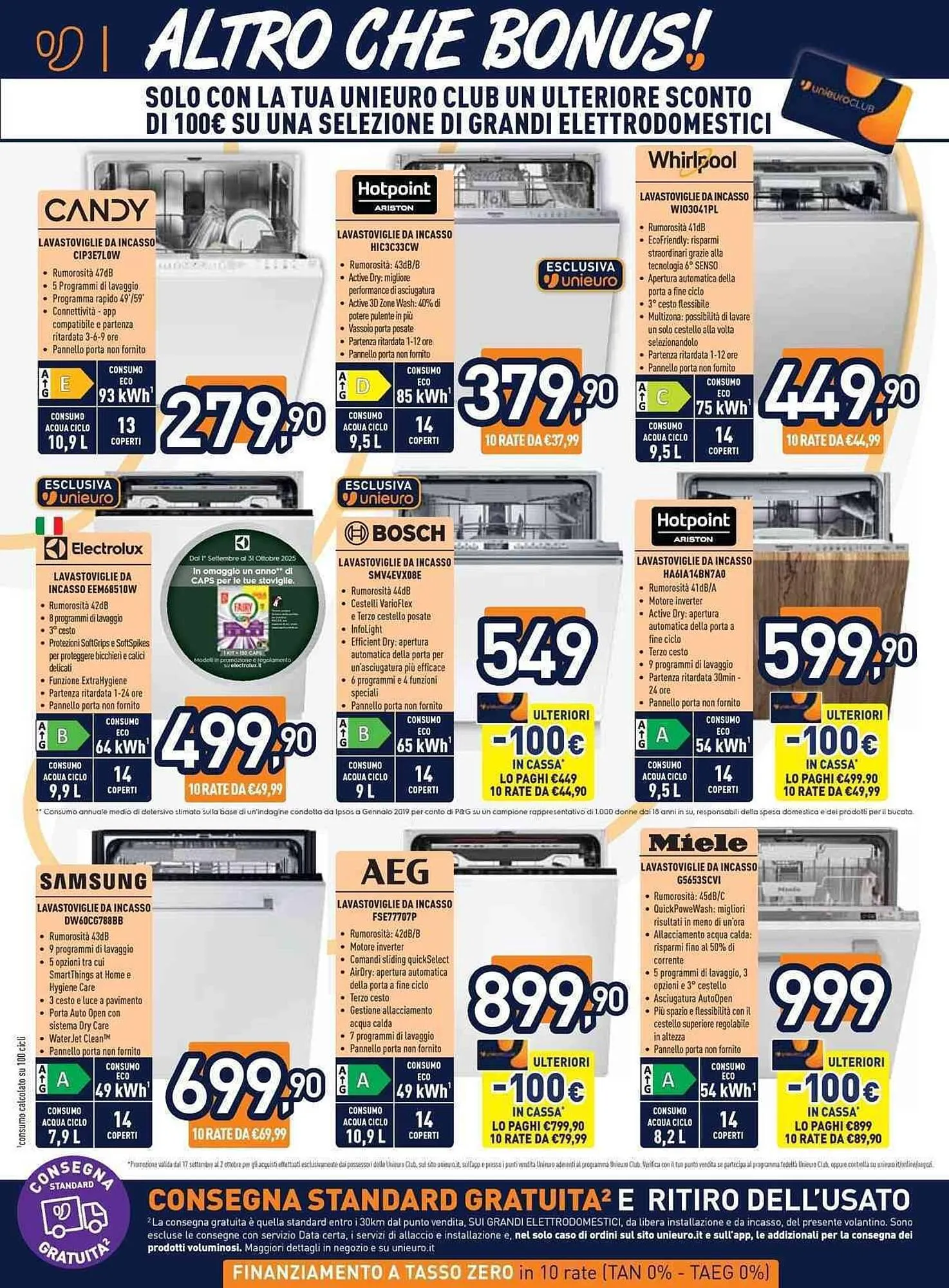 Volantino Unieuro da 17 settembre a 3 ottobre di 2025 - Pagina del volantino 10
