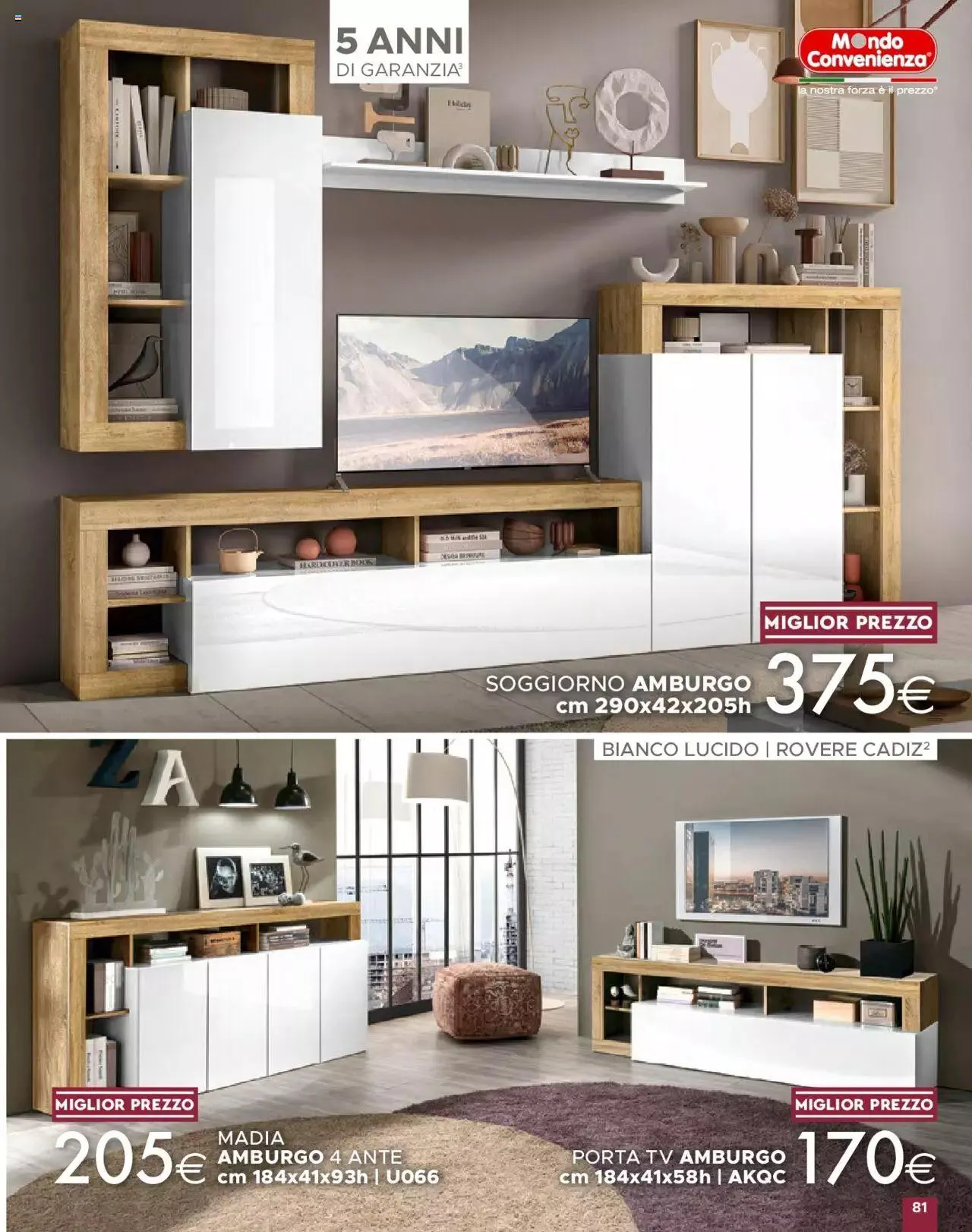 Volantino Mondo Convenienza da 1 ottobre a 31 dicembre di 2023 - Pagina del volantino 83