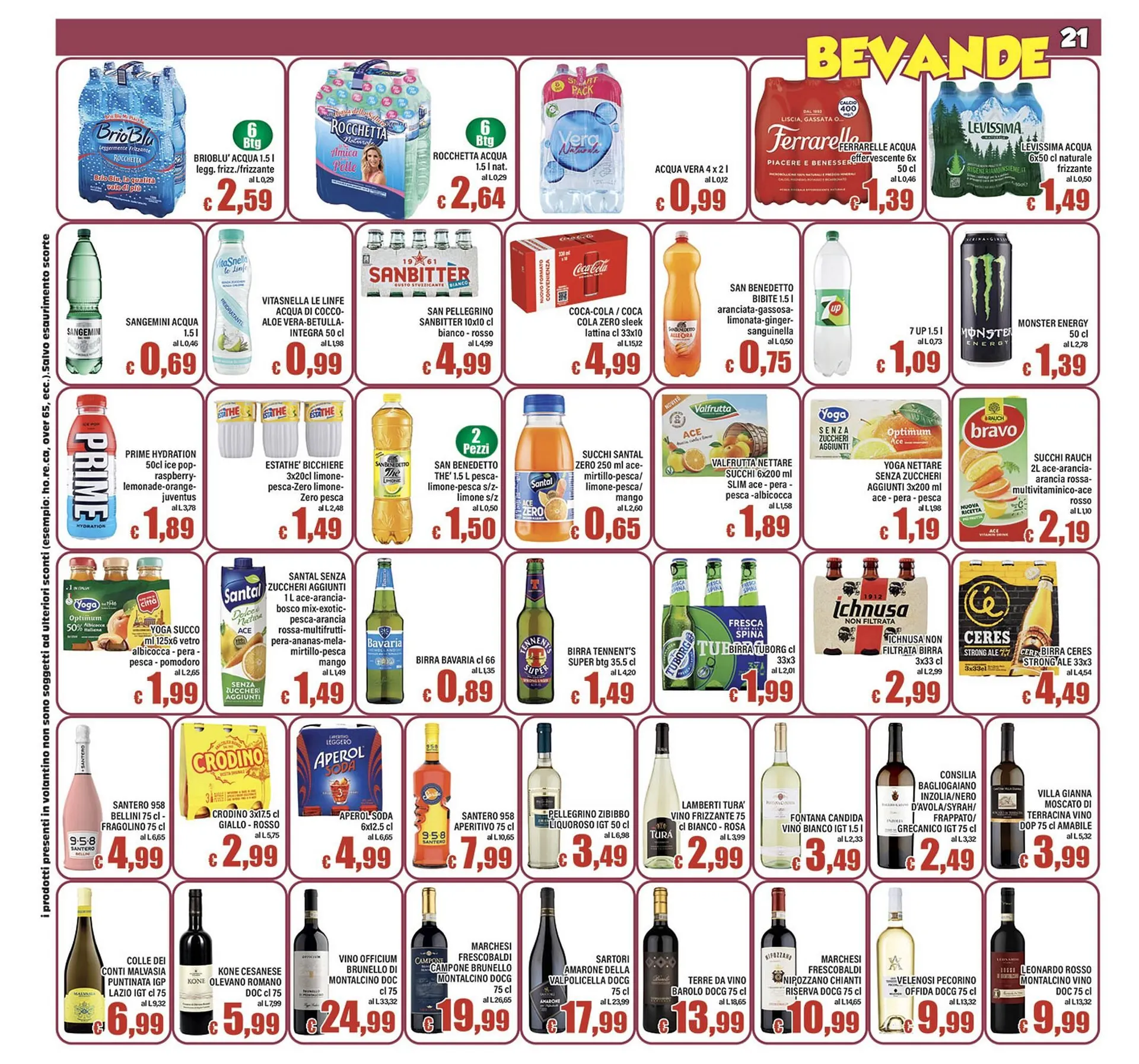 Volantino Top Supermercati da 17 marzo a 26 marzo di 2026 - Pagina del volantino 21