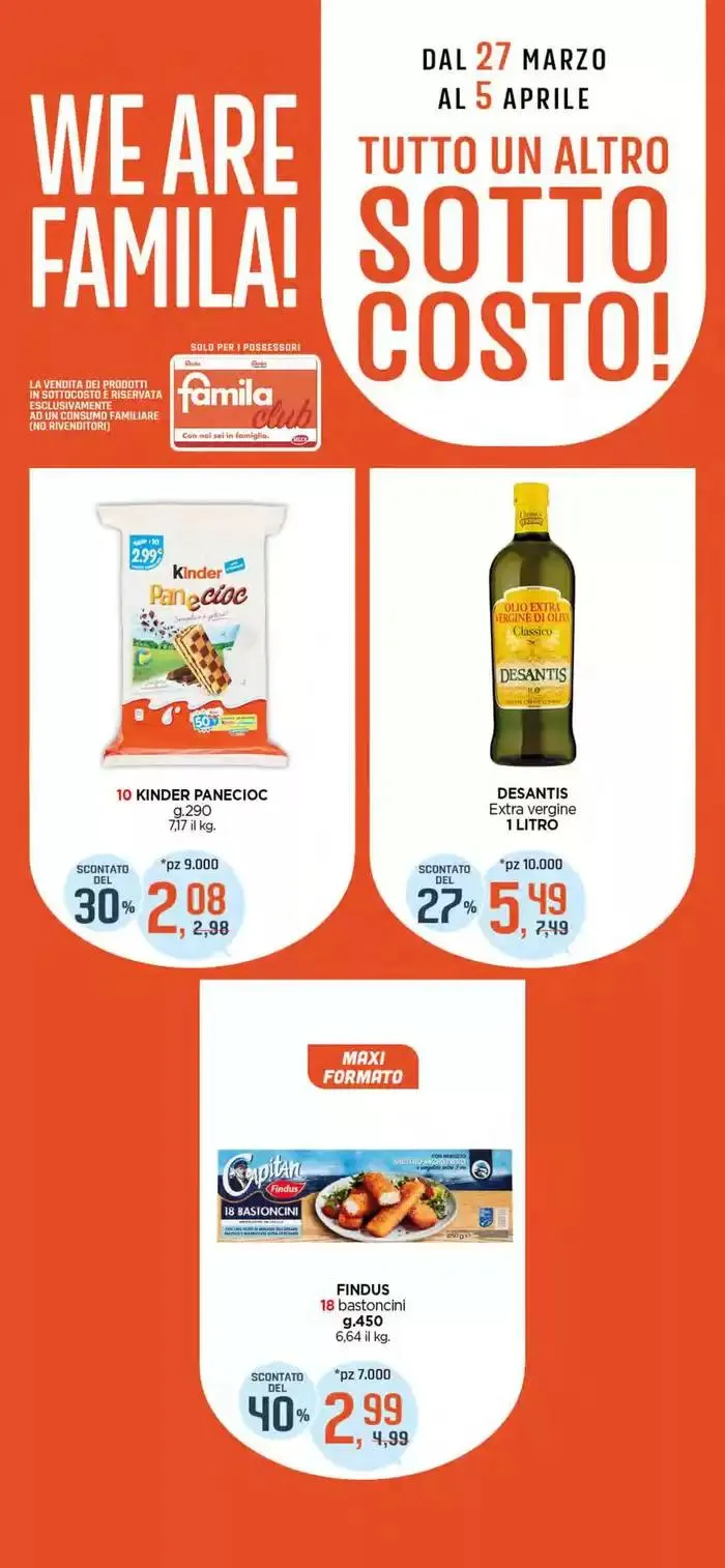 Sottocosto! da 27 marzo a 5 aprile di 2025 - Pagina del volantino 1