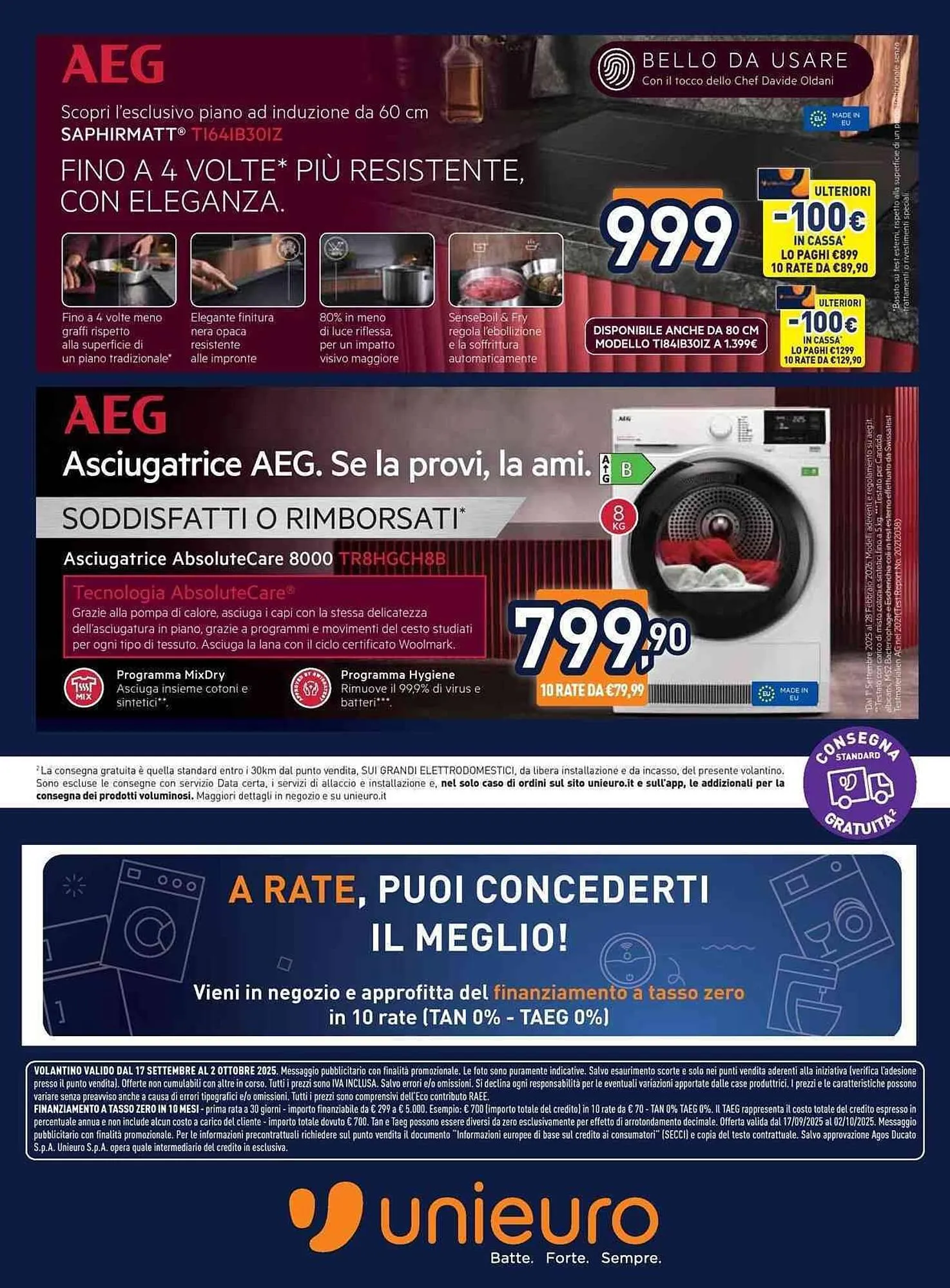 Volantino Unieuro da 17 settembre a 3 ottobre di 2025 - Pagina del volantino 36