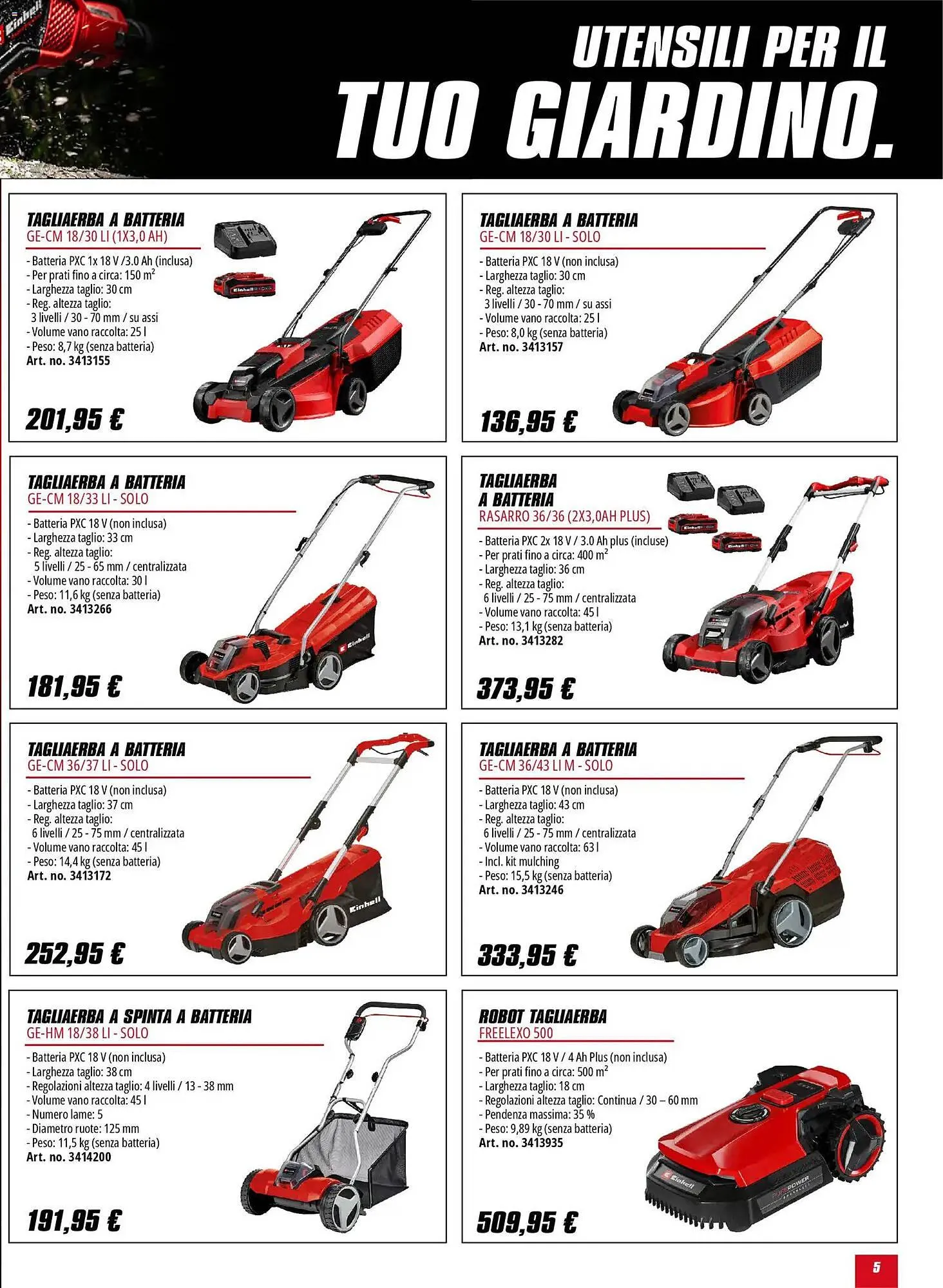 Volantino Einhell da 2 febbraio a 31 maggio di 2026 - Pagina del volantino 5