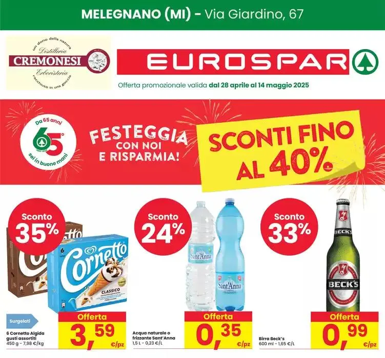 SCONTI FINO AL 40%  - 1