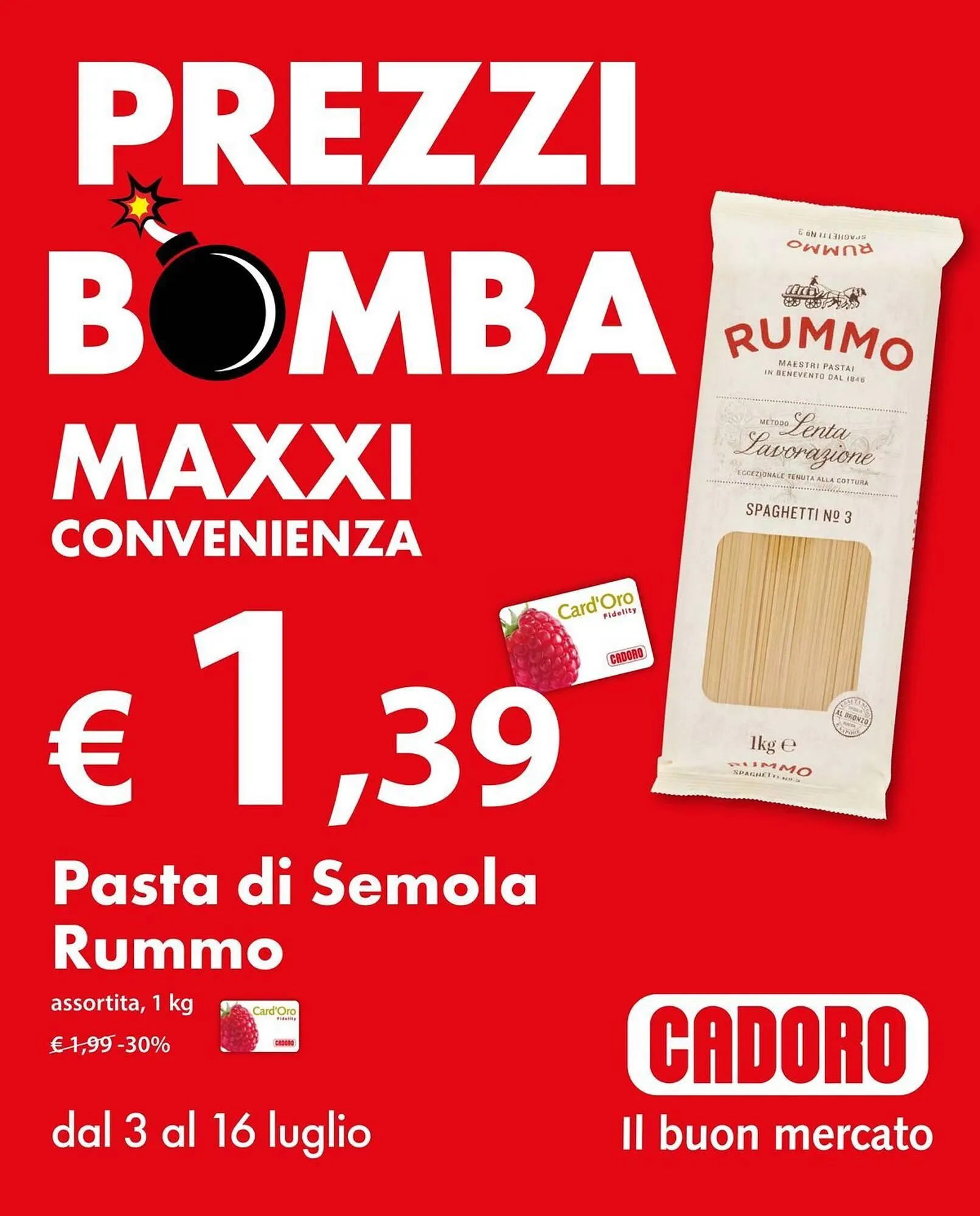 Volantino Cadoro da 3 luglio a 16 luglio di 2025 - Pagina del volantino 1