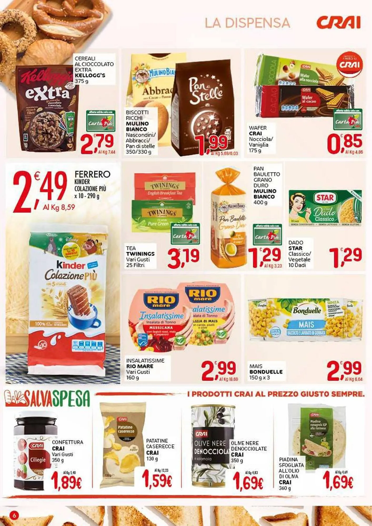 Volantino Crai da 29 maggio a 11 giugno di 2025 - Pagina del volantino 6