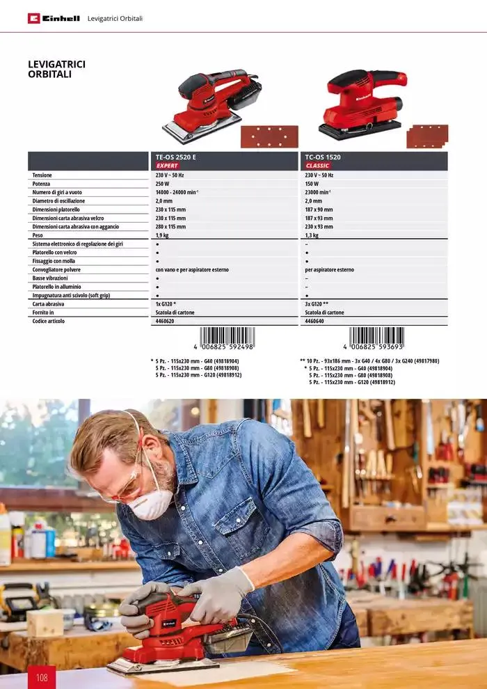 Elettroutensili 2025 da 11 febbraio a 31 dicembre di 2025 - Pagina del volantino 108