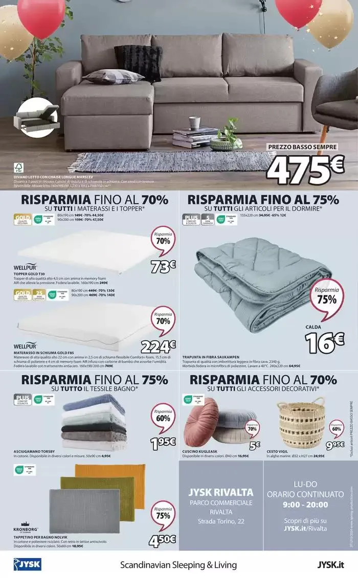 Grande apertura Rivalta di Torino da 1 novembre a 6 novembre di 2024 - Pagina del volantino 16