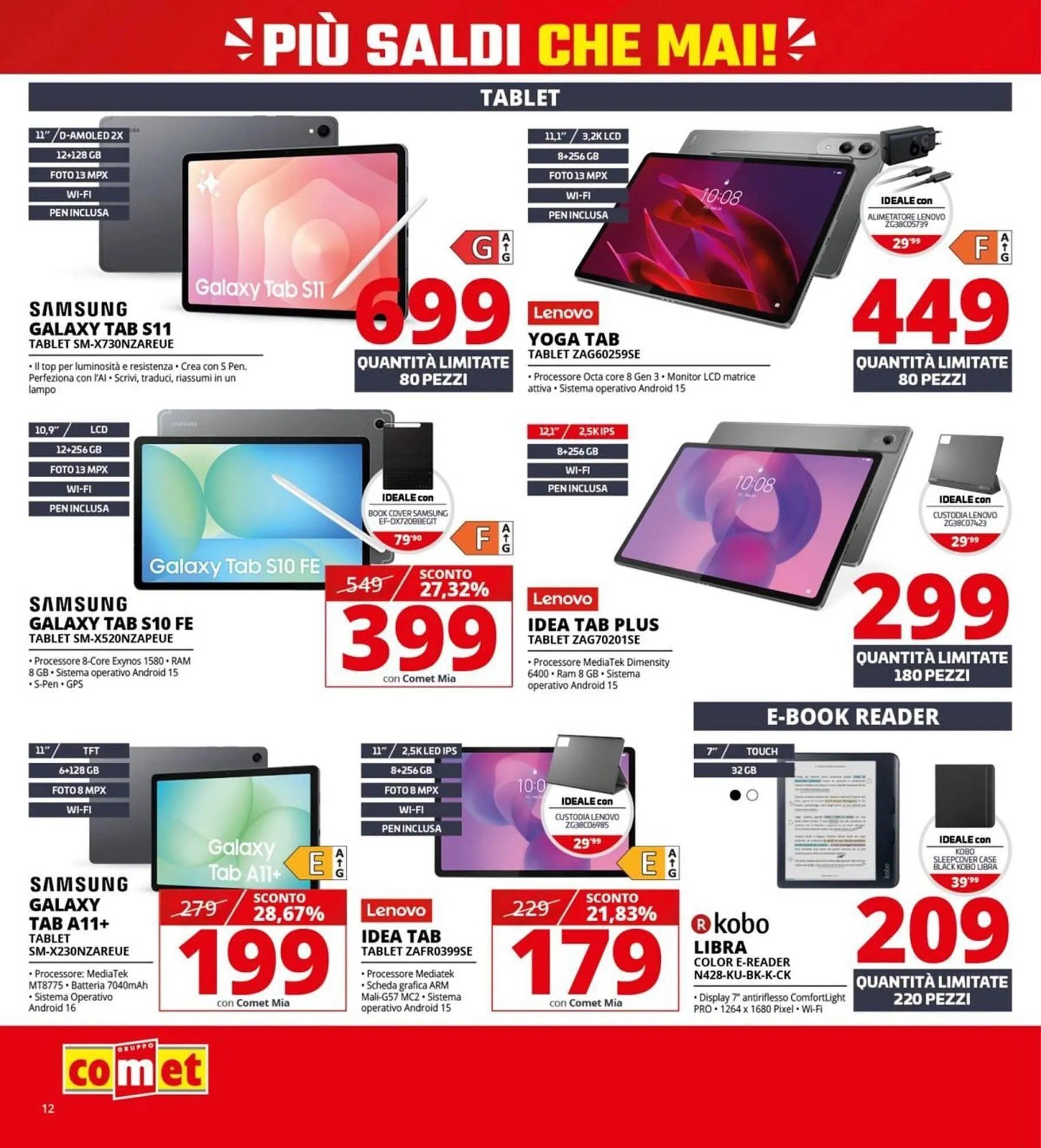 Volantino Comet da 2 gennaio a 21 gennaio di 2026 - Pagina del volantino 12