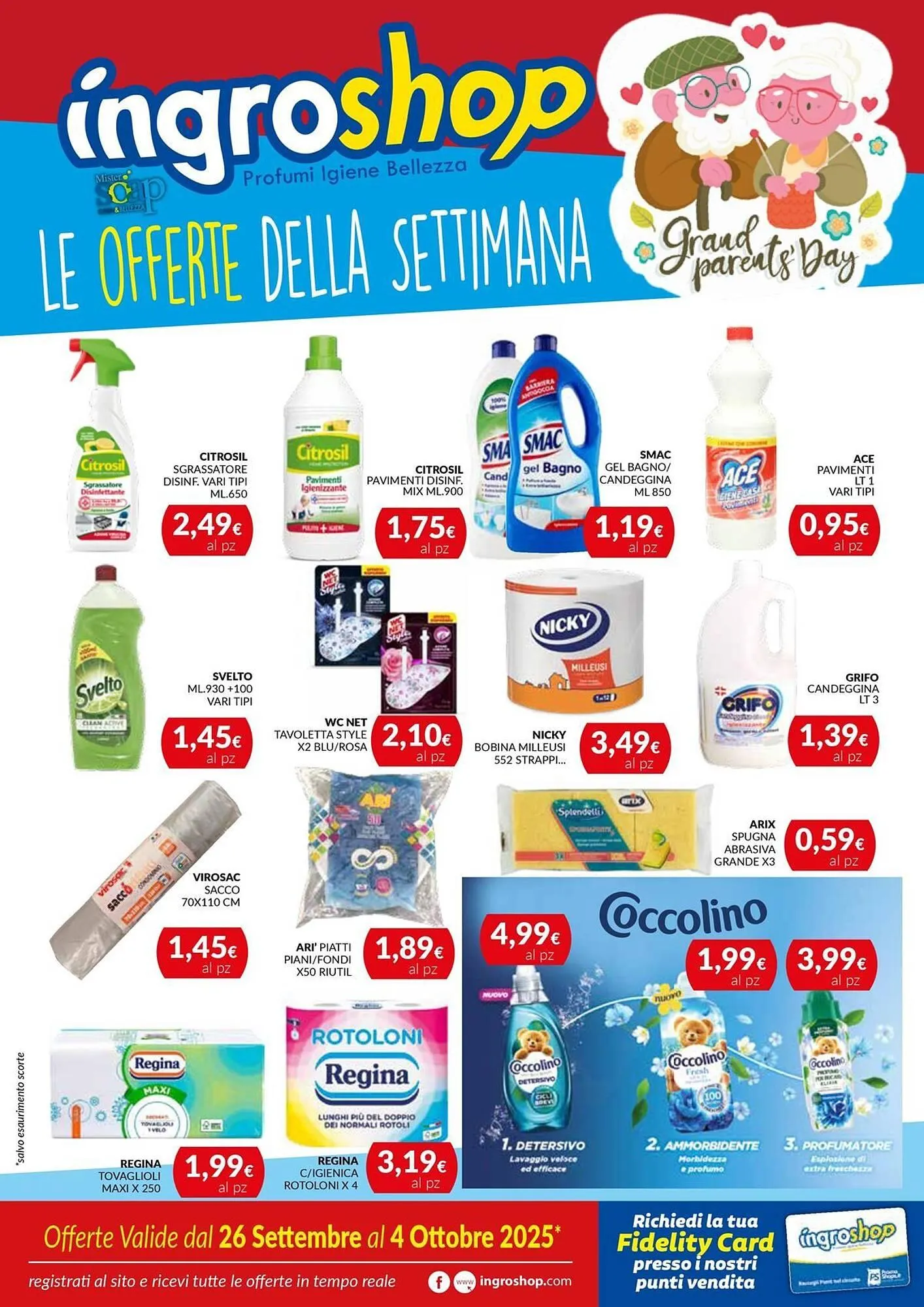Volantino Ingroshop da 30 settembre a 4 ottobre di 2025 - Pagina del volantino 1
