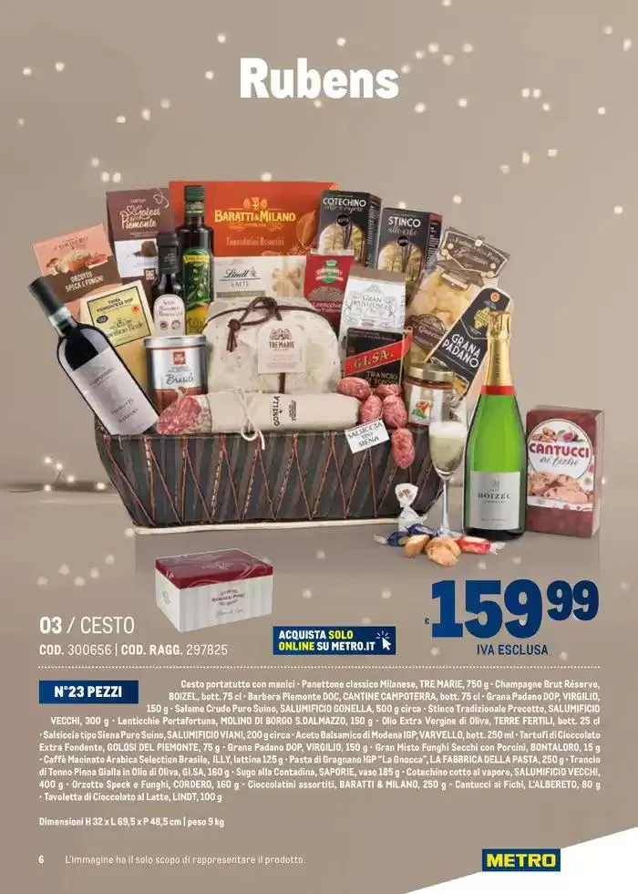 Cesti di Natale Ridotto da 4 novembre a 31 dicembre di 2024 - Pagina del volantino 6