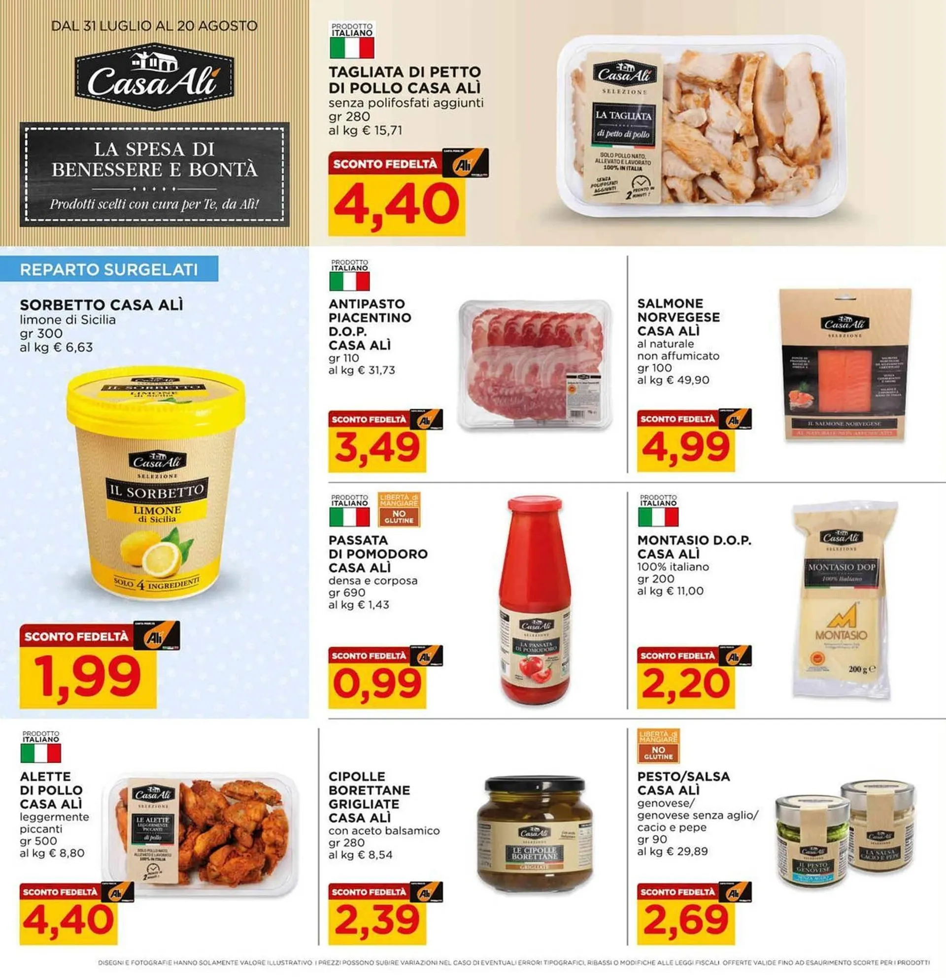 Volantino Alì Supermercati da 31 luglio a 20 agosto di 2025 - Pagina del volantino 20