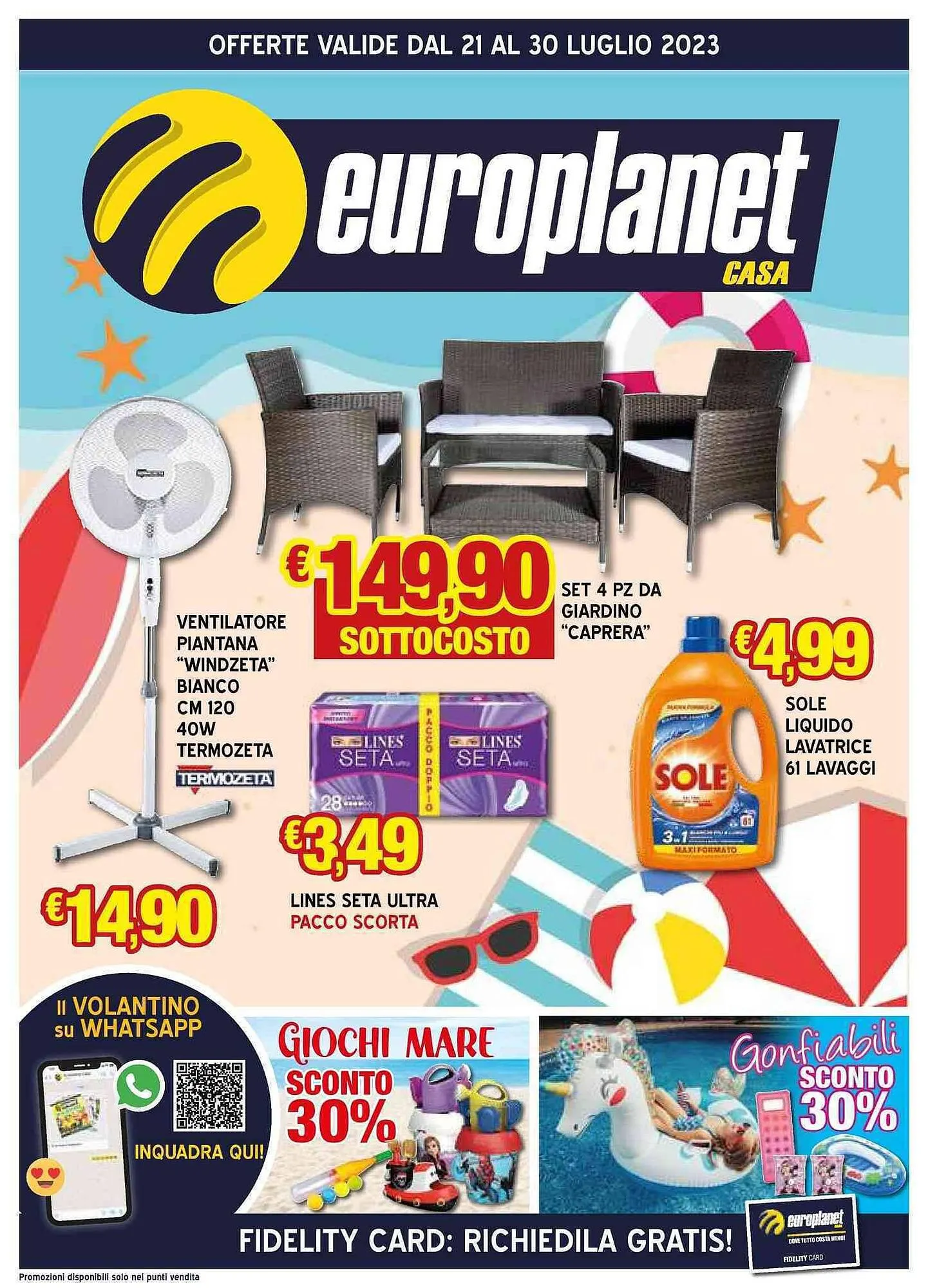 Volantino Europlanet Casa da 21 luglio a 30 luglio di 2023 - Pagina del volantino 1