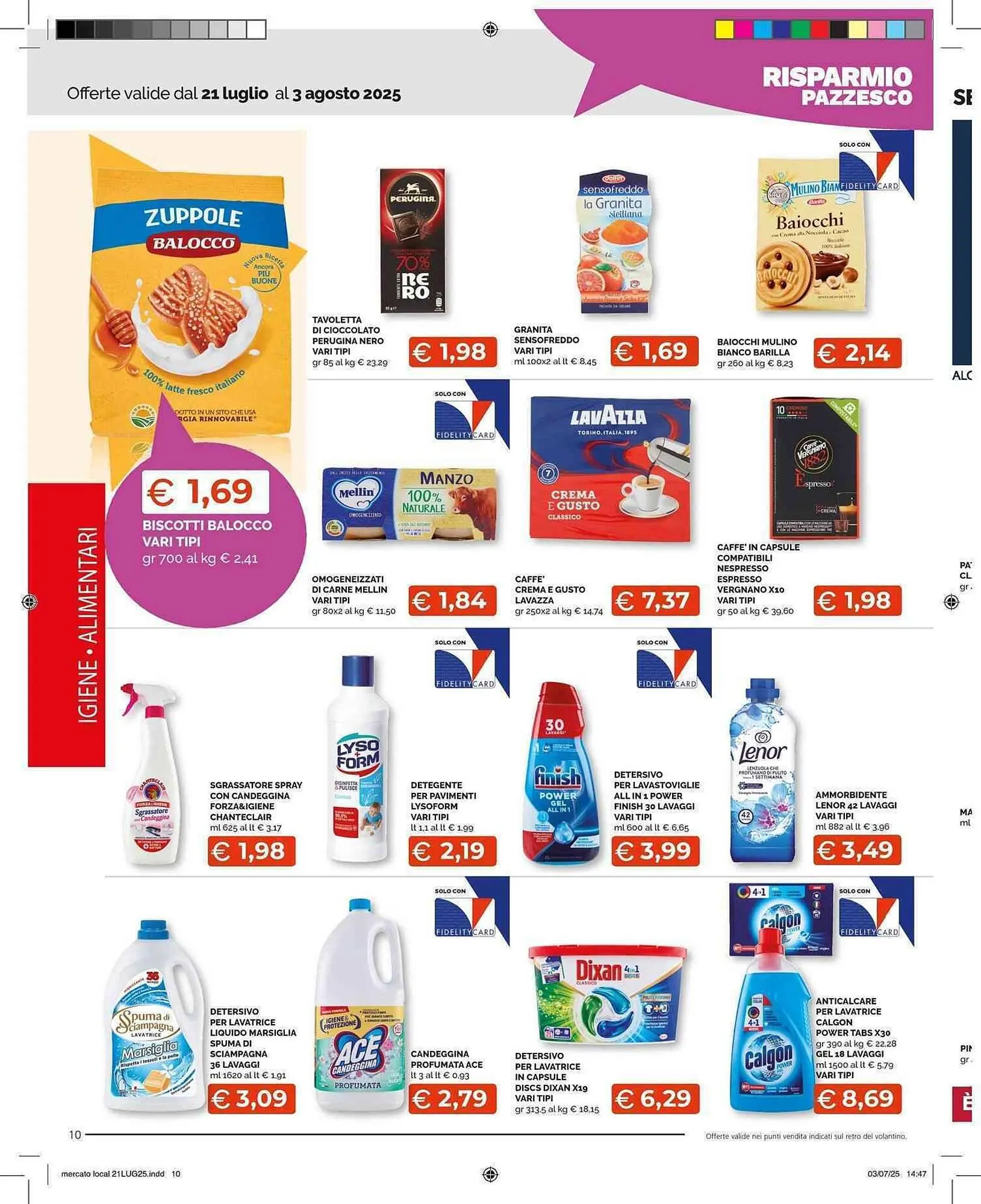 Volantino Mercatò Local da 21 luglio a 3 agosto di 2025 - Pagina del volantino 10