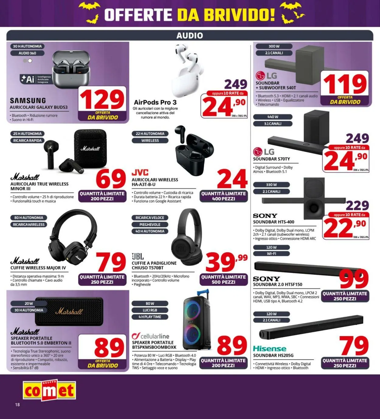 Comet Volantino attuale da 24 ottobre a 30 ottobre di 2025 - Pagina del volantino 18